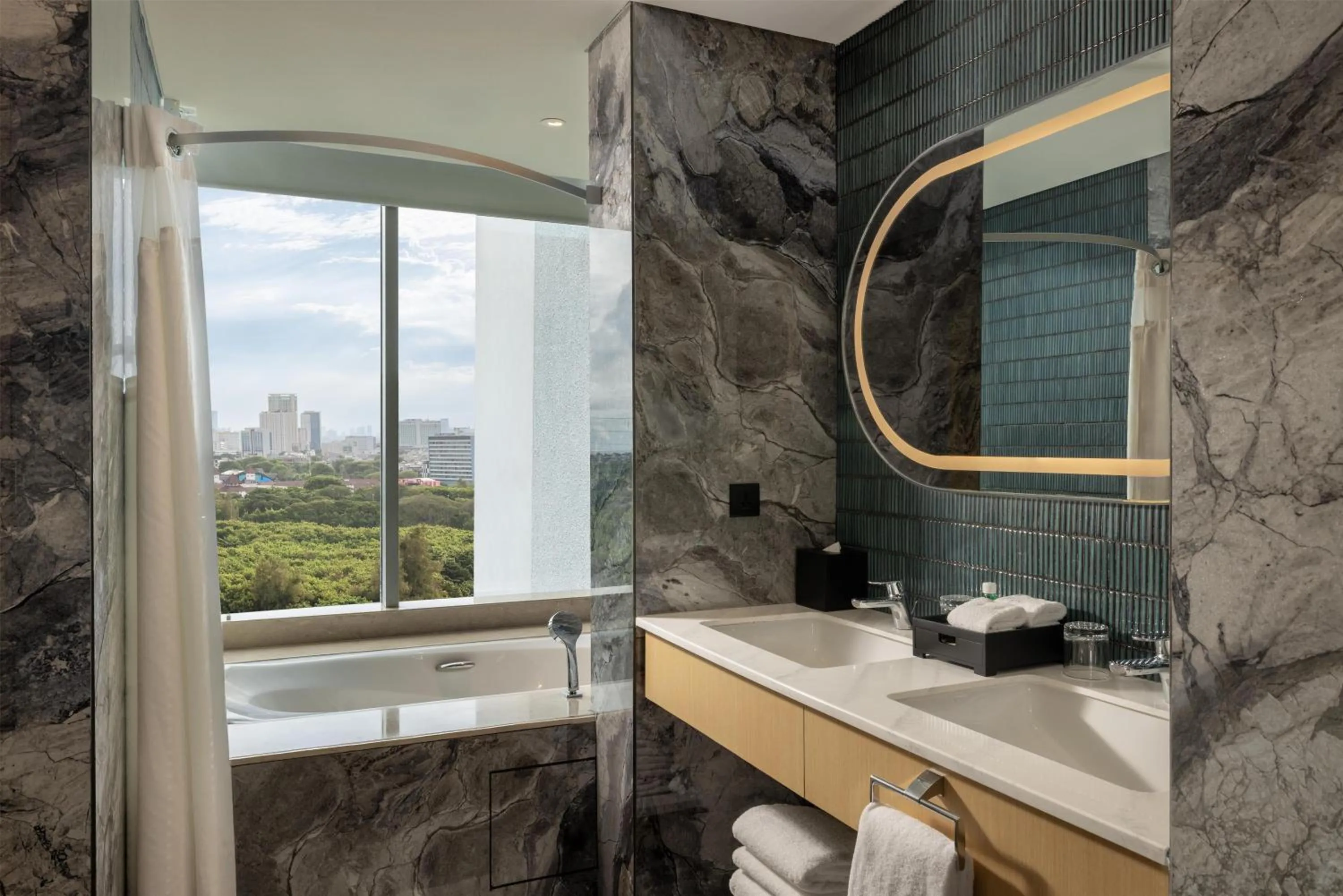 Bathroom in DoubleTree by Hilton Jakarta Kemayoran