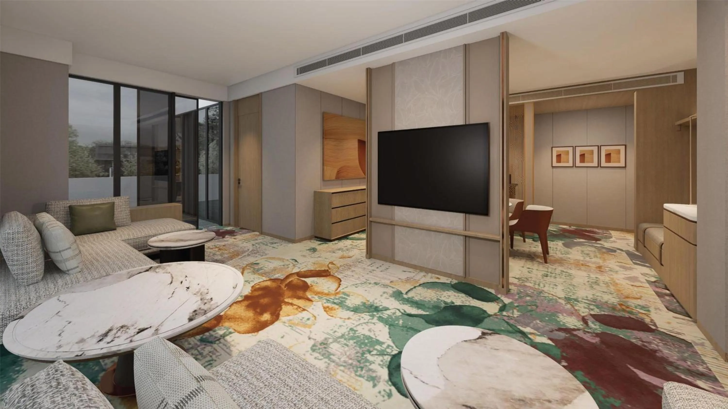 Living room, Bed in DoubleTree by Hilton Jakarta Kemayoran