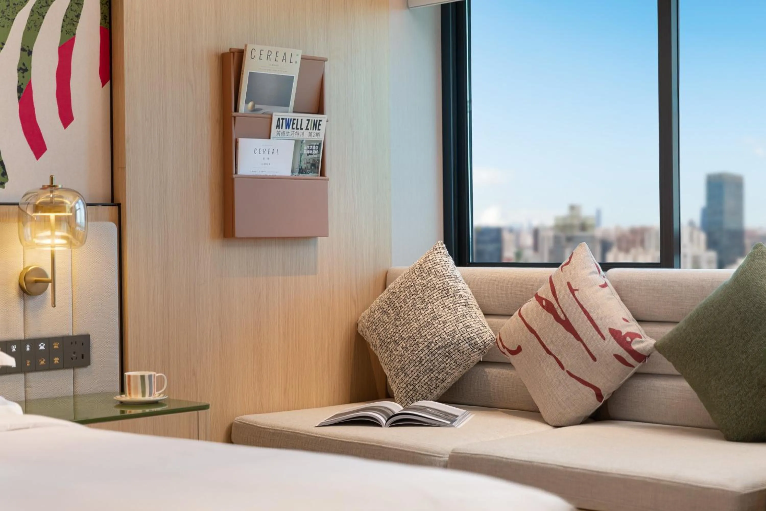 Photo of the whole room, Bed in Atwell Suites Shanghai by IHG, Wuning Road Global Harbor Branch