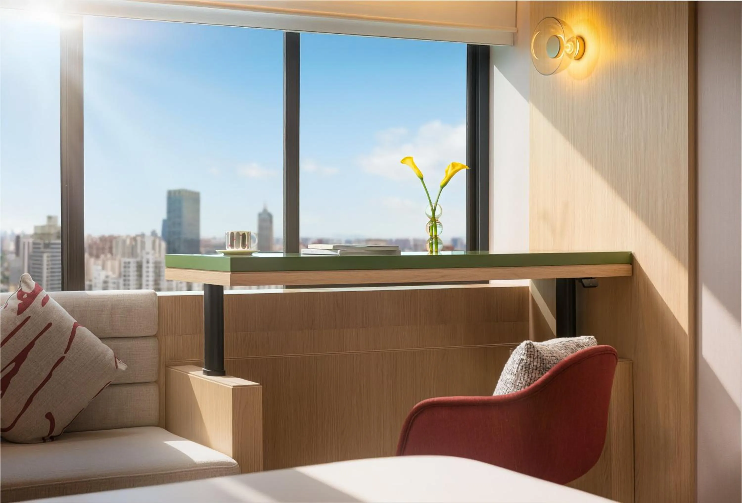 Photo of the whole room in Atwell Suites Shanghai by IHG, Wuning Road Global Harbor Branch