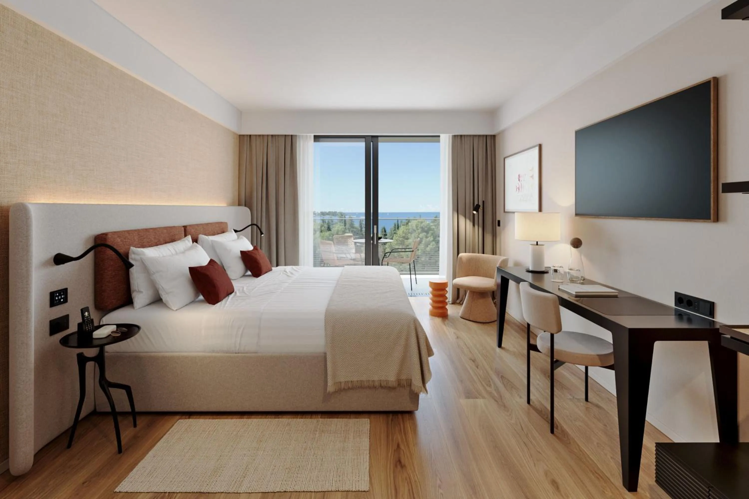 Balcony/Terrace, Bed in Pical Resort, Valamar Collection