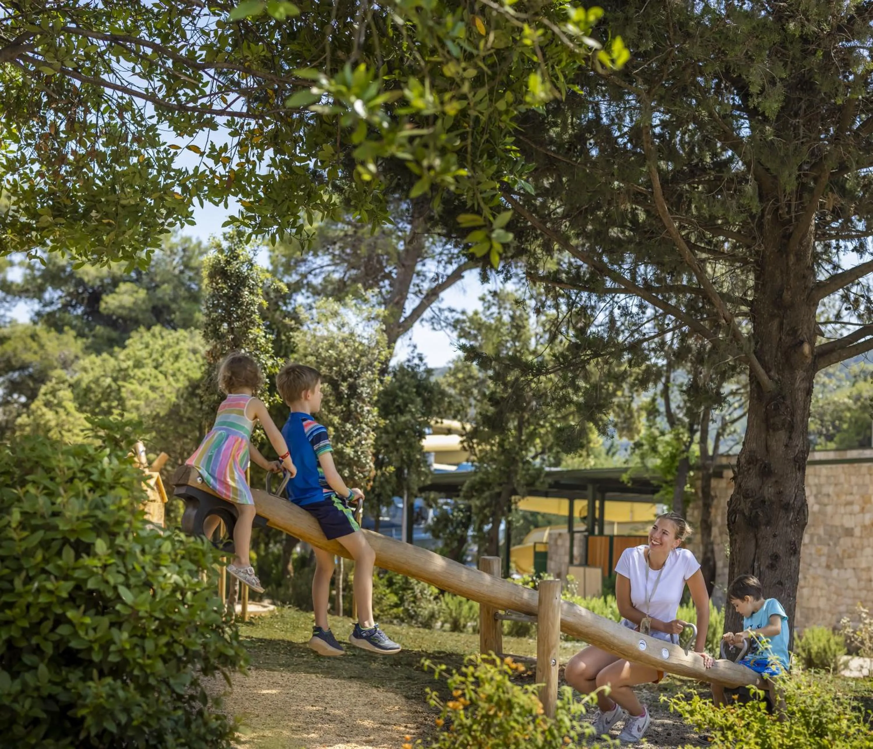 Children play ground in Pical Resort, Valamar Collection