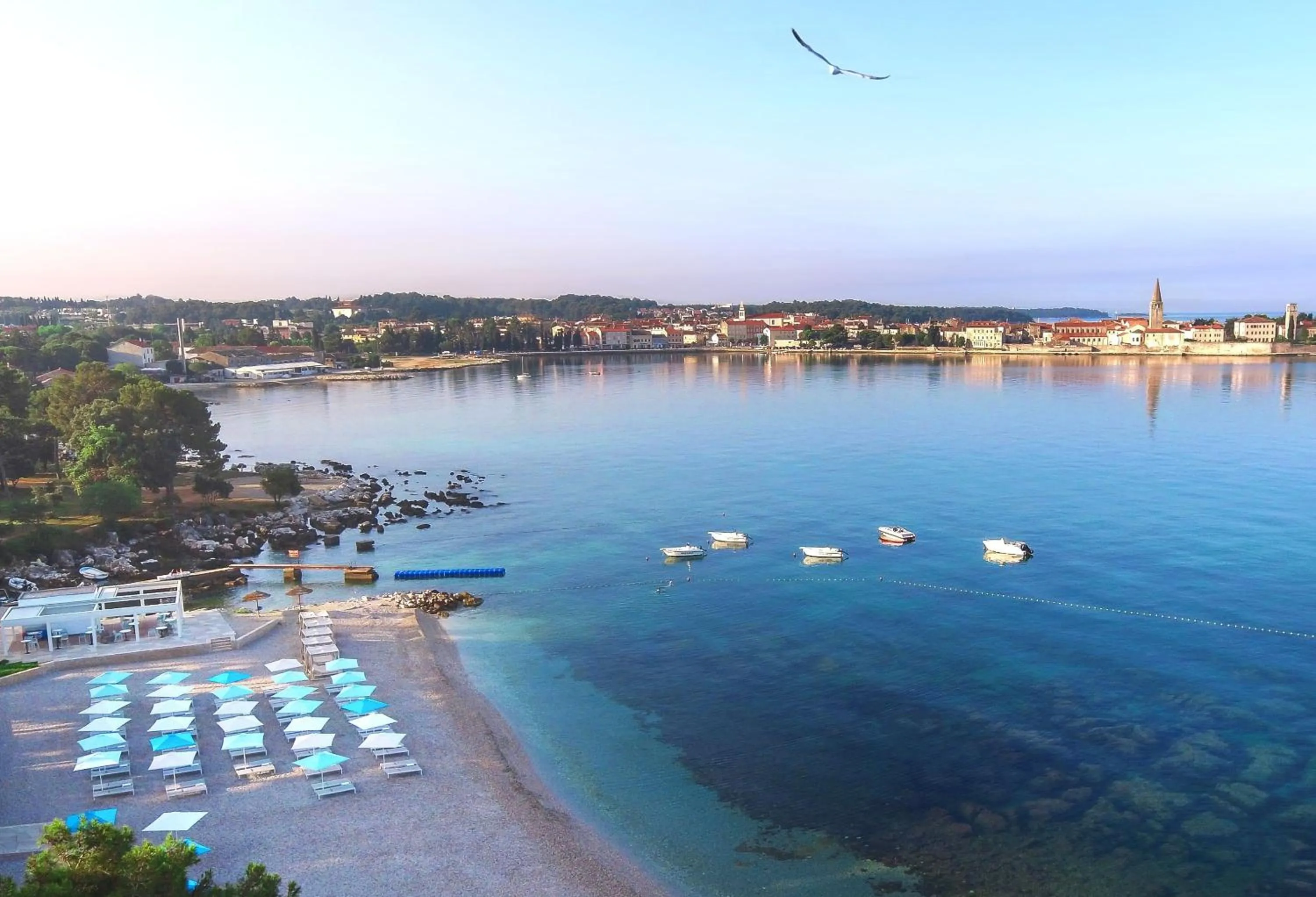 Beach in Pical Resort, Valamar Collection
