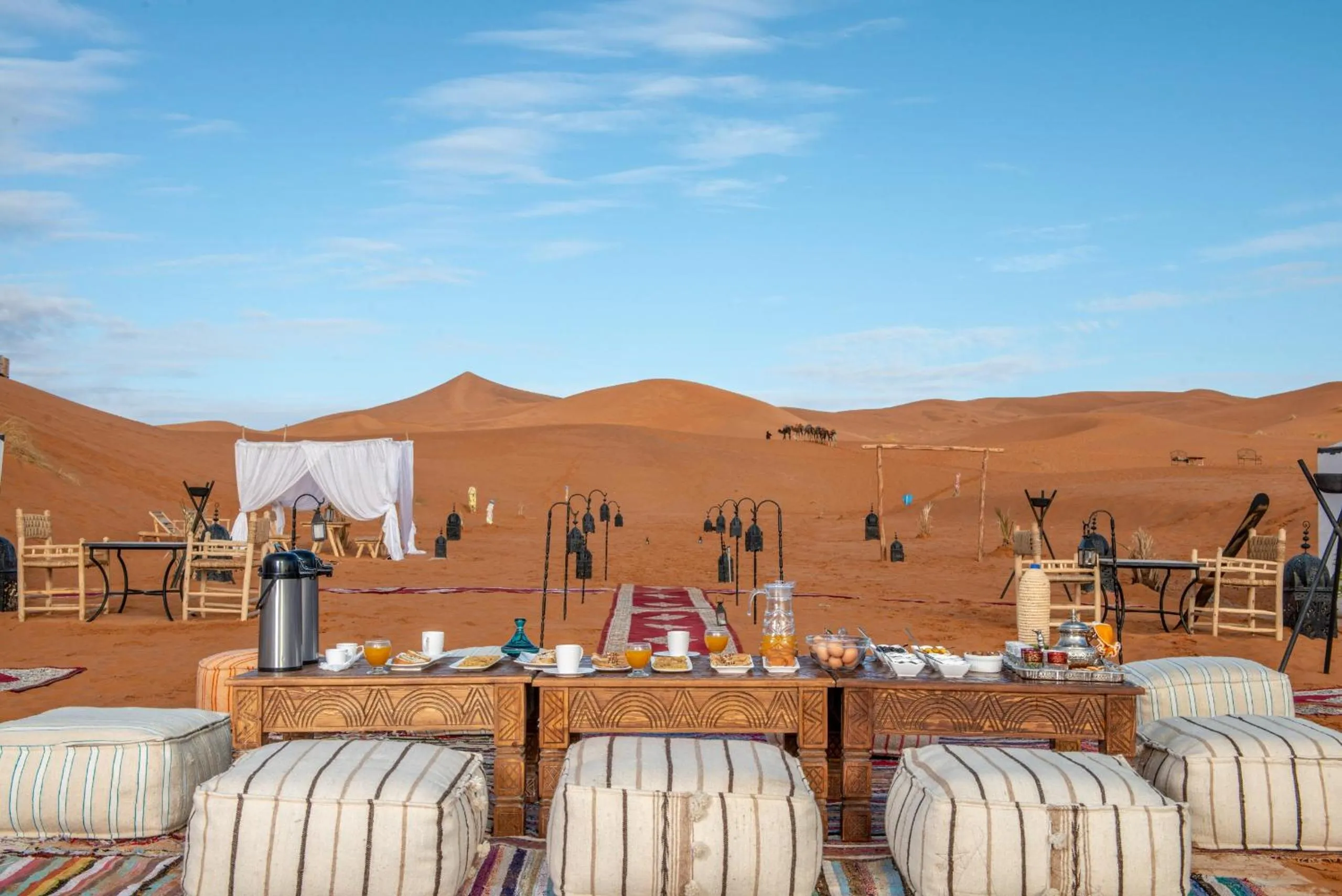 Breakfast in Sanmao Desert Luxury Camp