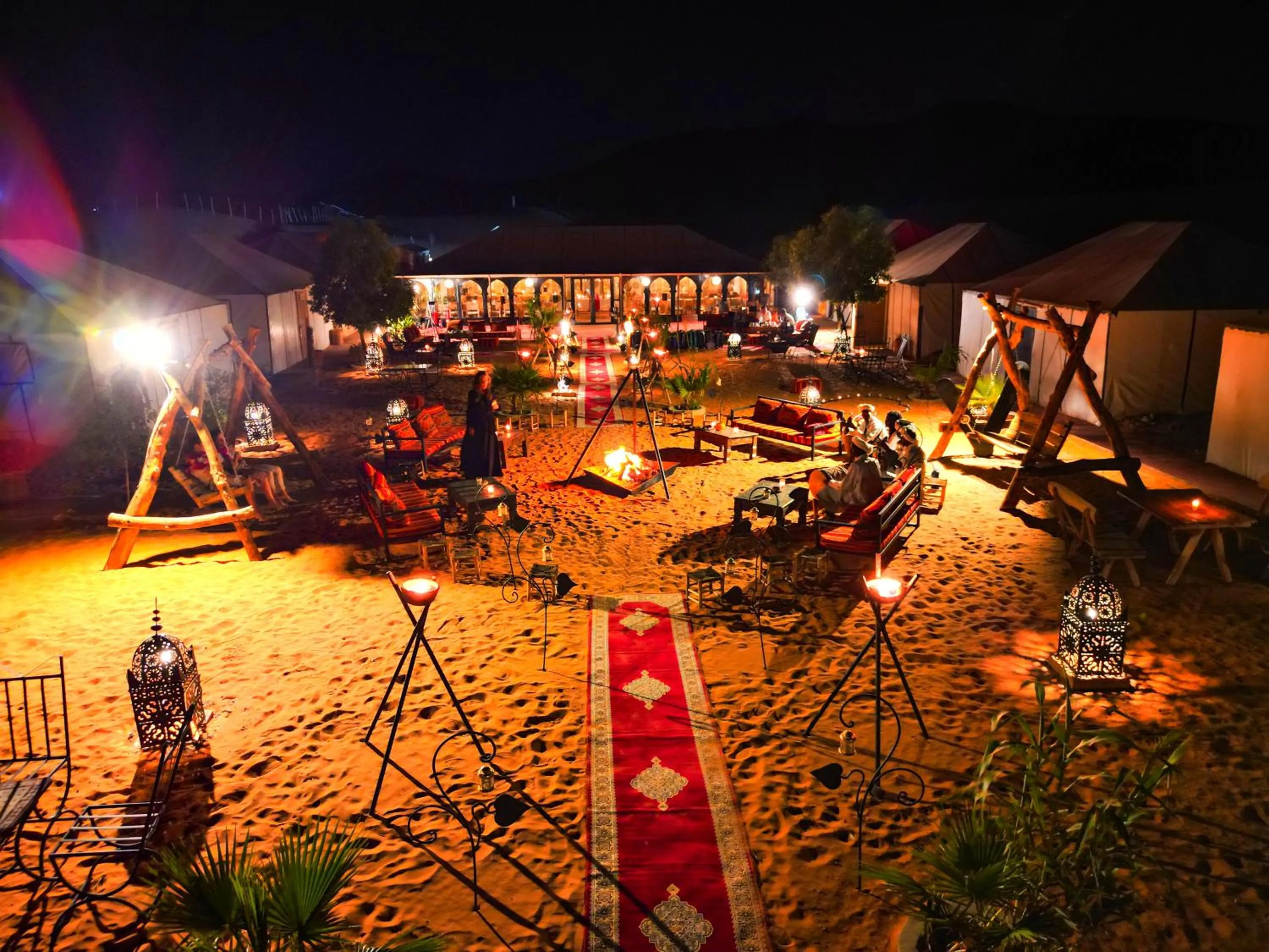 Night in Sanmao Desert Luxury Camp