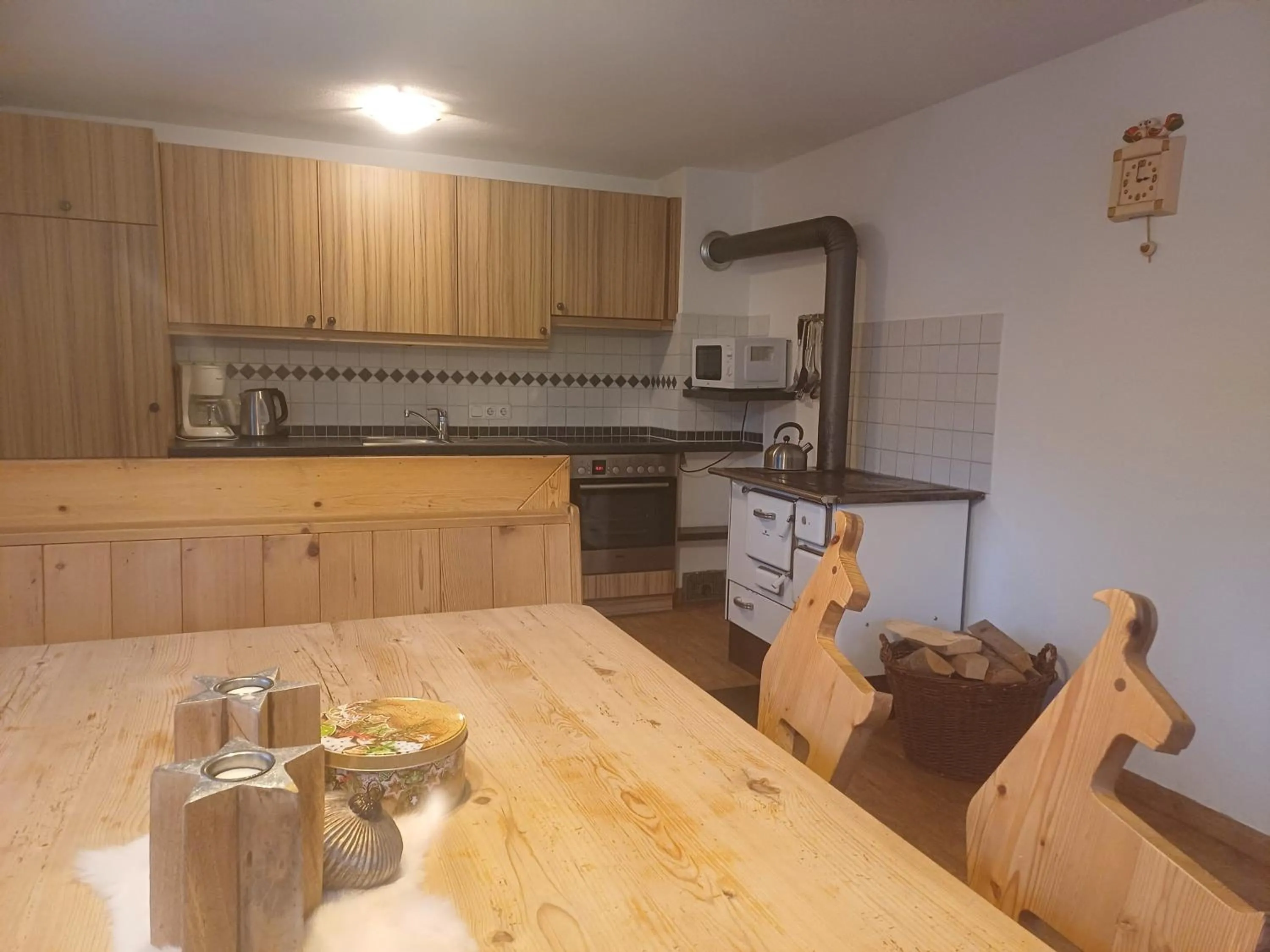 Kitchen or kitchenette in Ferienhaus Lemberger