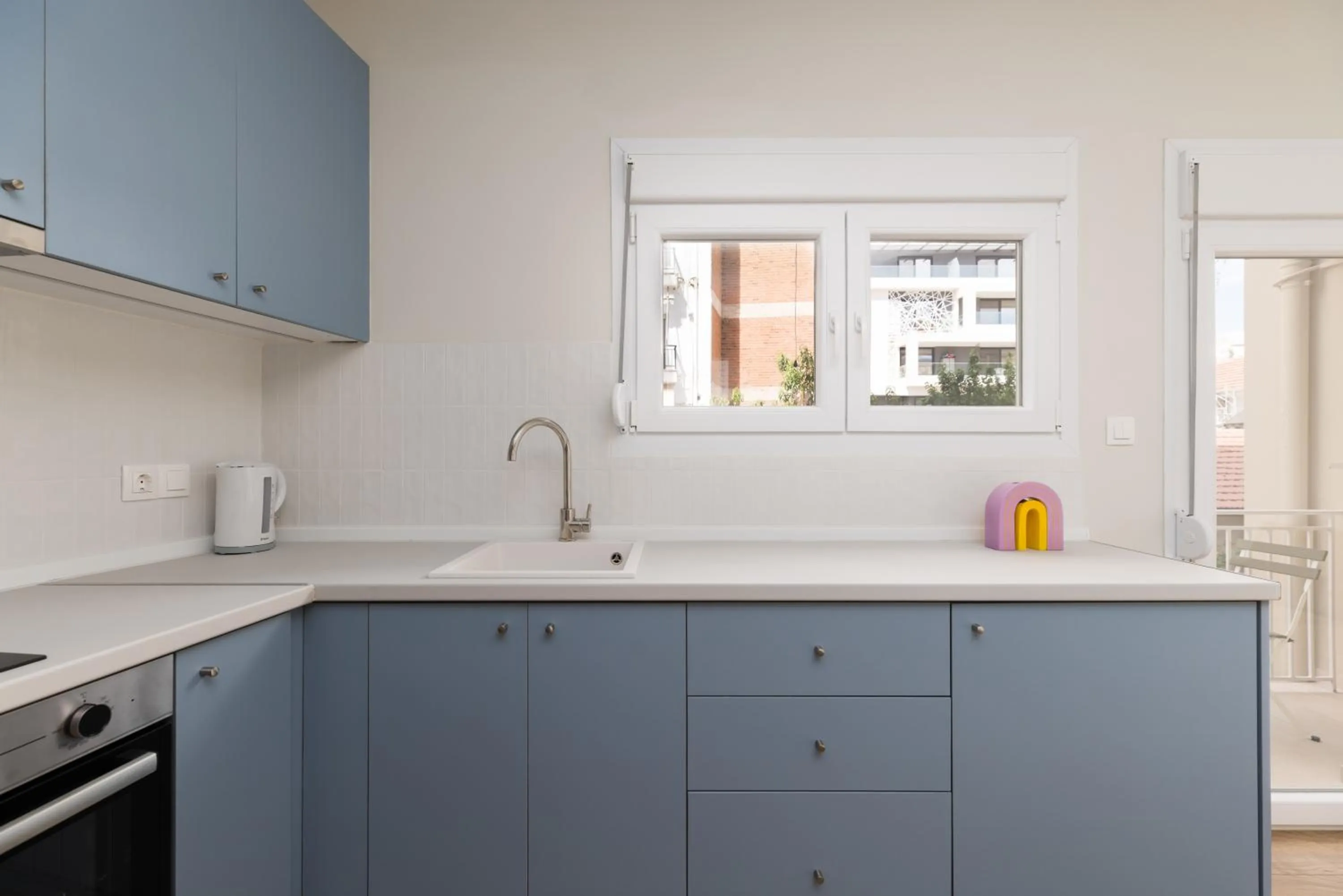 Kitchen or kitchenette in Celine Volos by halu! Cozy apartments in the center