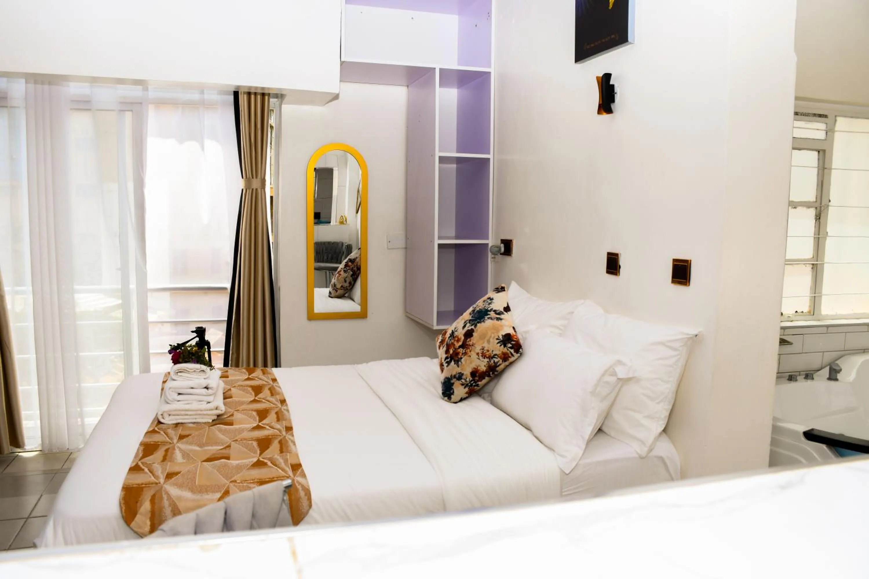 Bed in Rio Eco Gardens Hotel