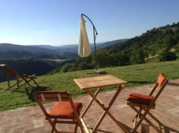 Garden view in Alba dei Due Soli B&B