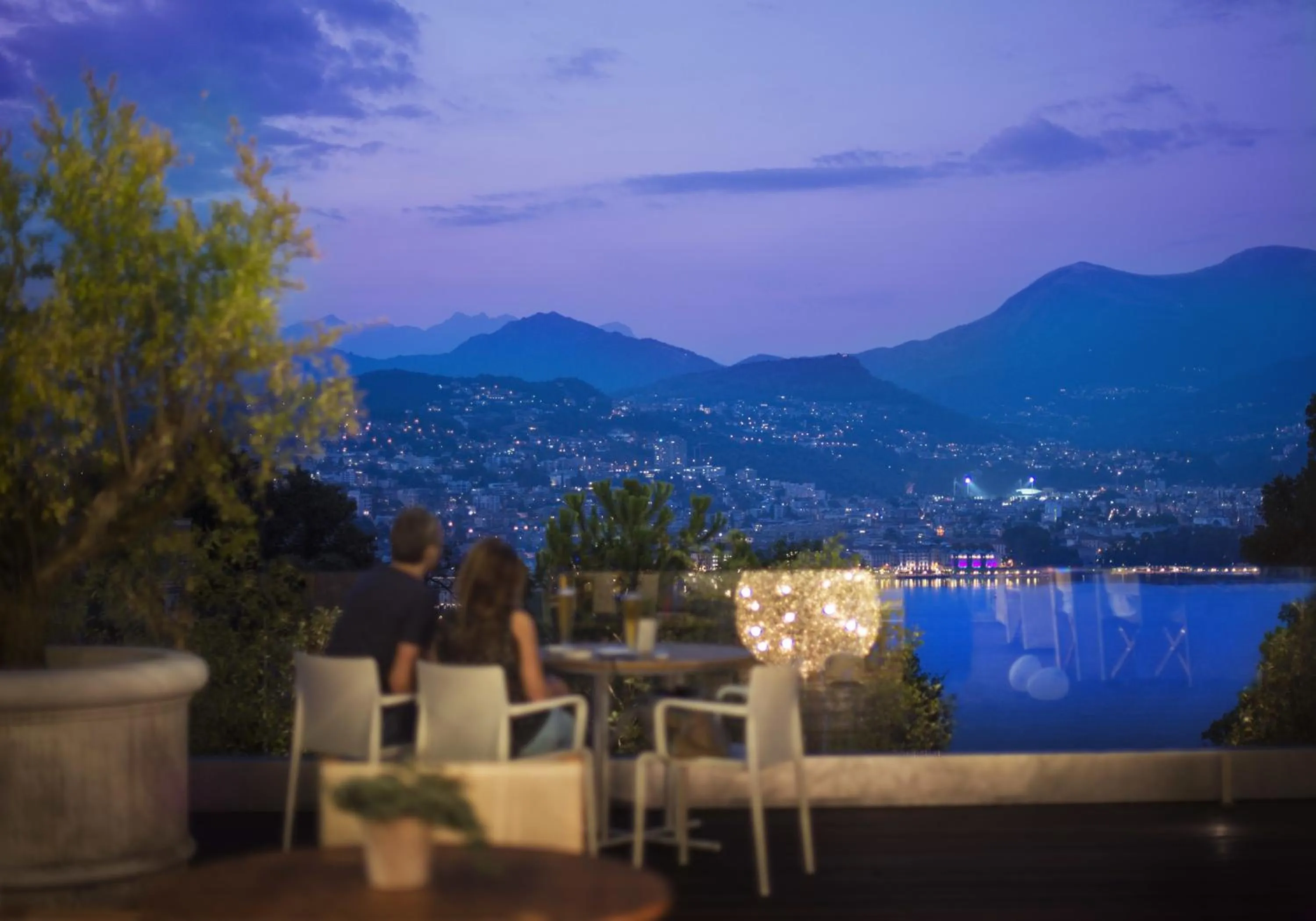 Balcony/Terrace in The View Lugano