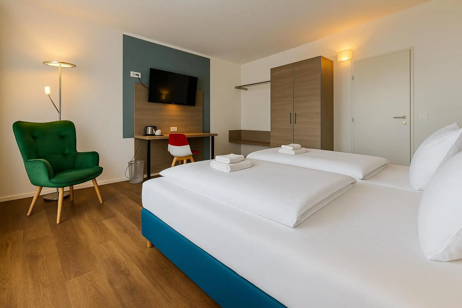 Bed in AR Boutique Hotel Heusenstamm