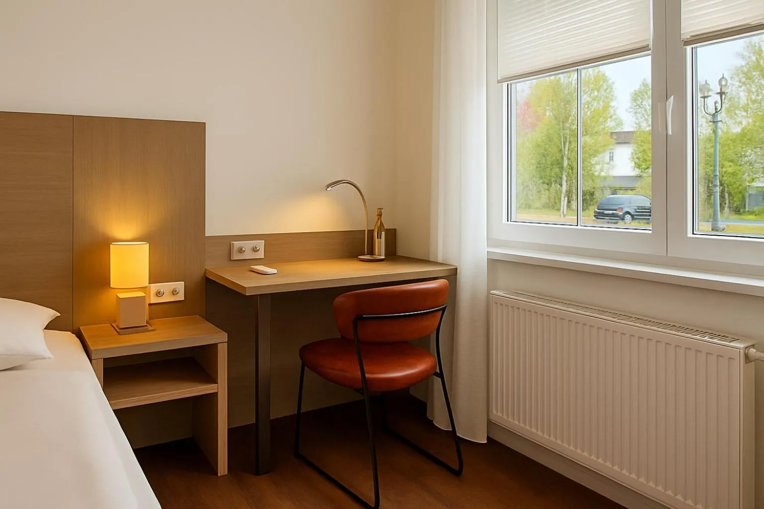 Bedroom, Bed in AR Boutique Hotel Heusenstamm