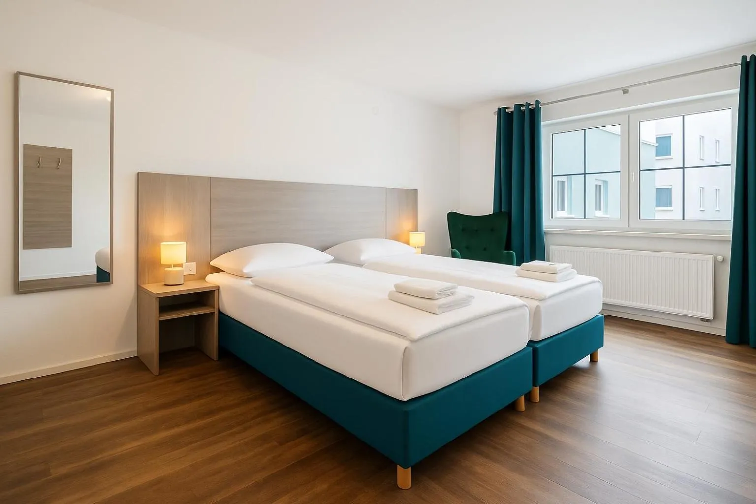 Bed in AR Boutique Hotel Heusenstamm