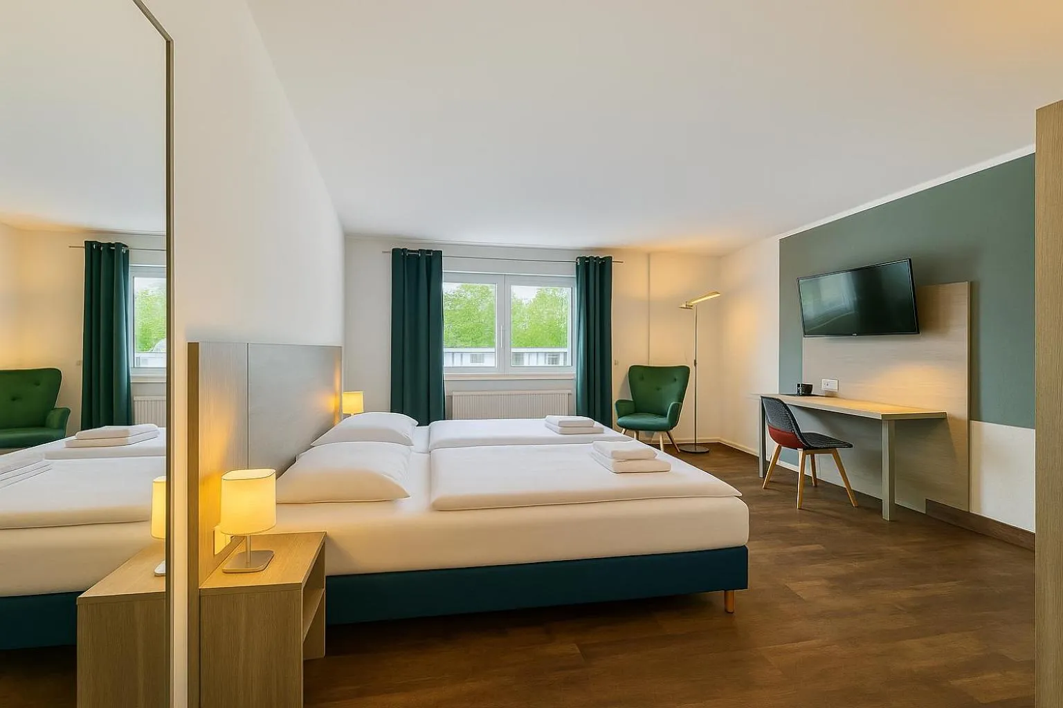 Bed in AR Boutique Hotel Heusenstamm