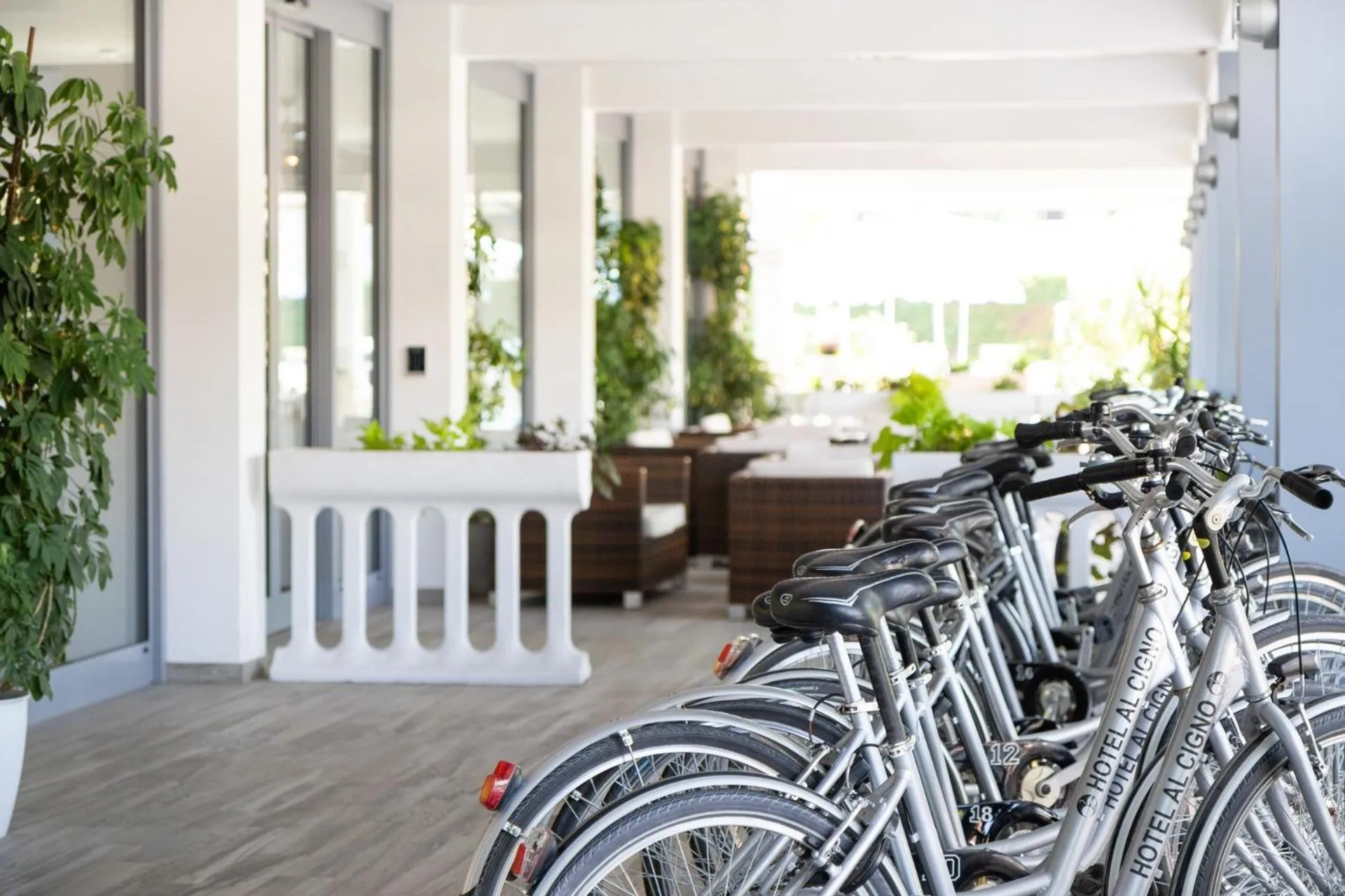 Patio in Hotel Al Cigno
