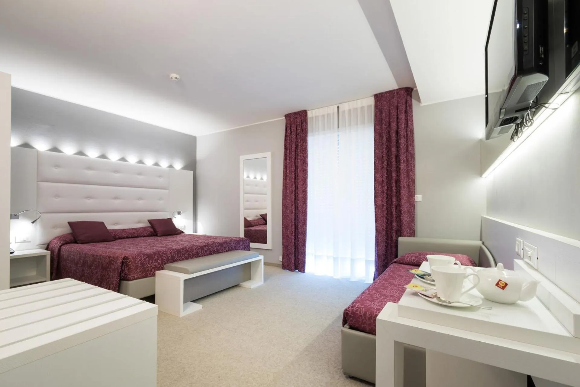 Bed in Hotel Al Cigno