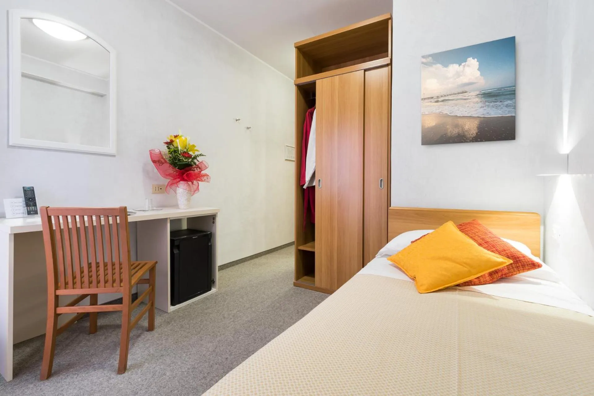 Bed in Hotel Al Cigno