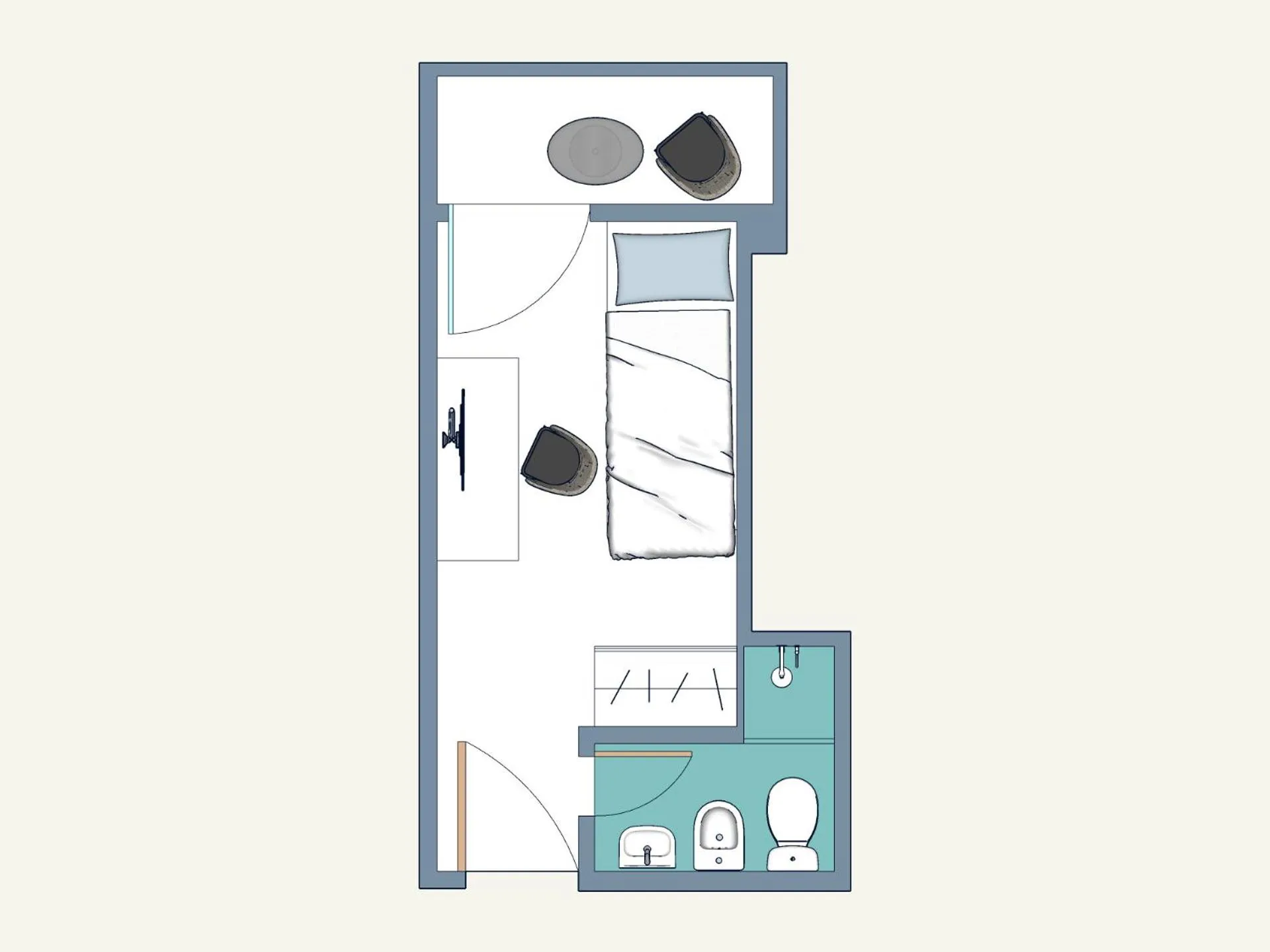 Floor plan in Hotel Al Cigno