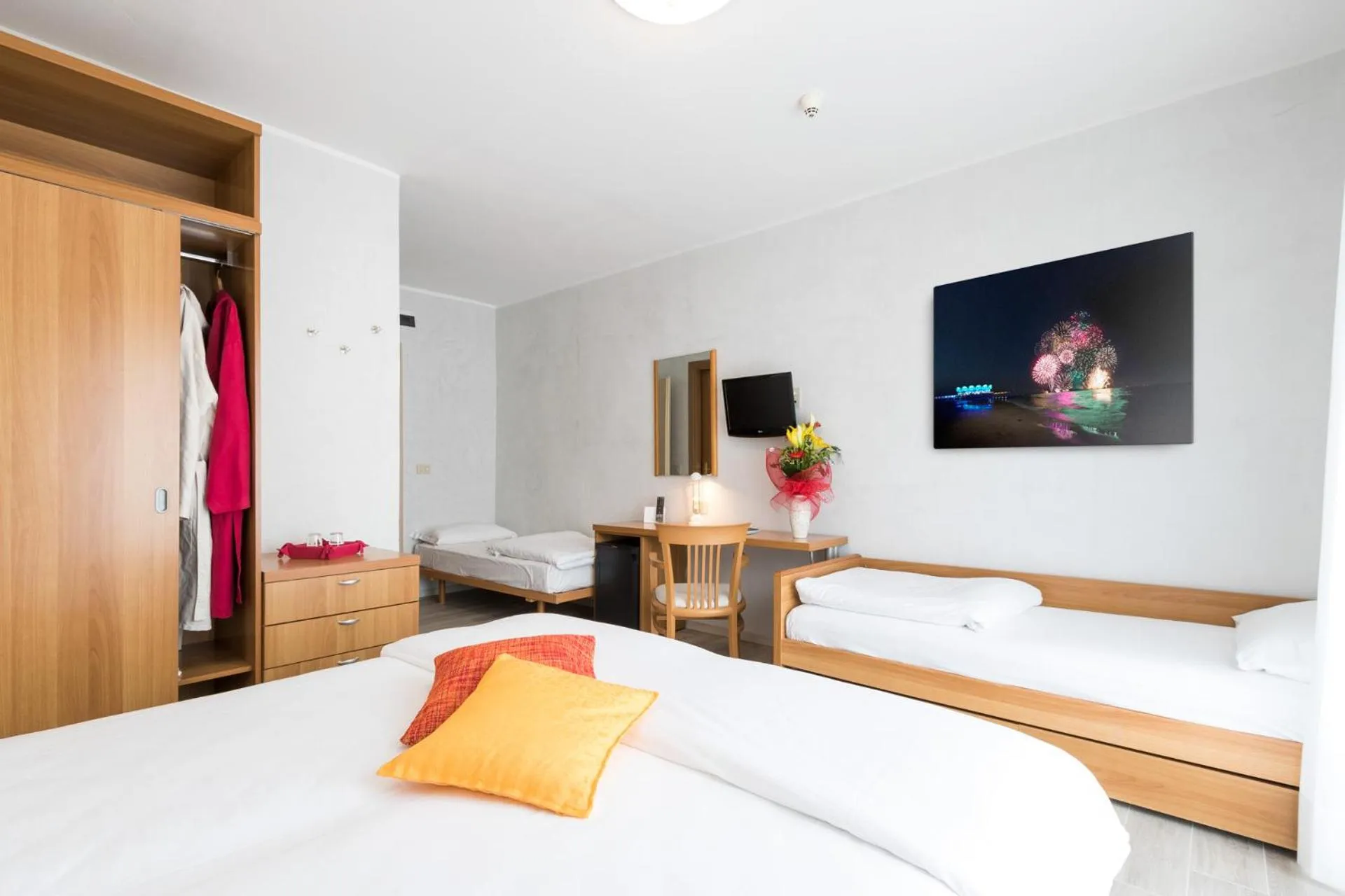 Bed in Hotel Al Cigno