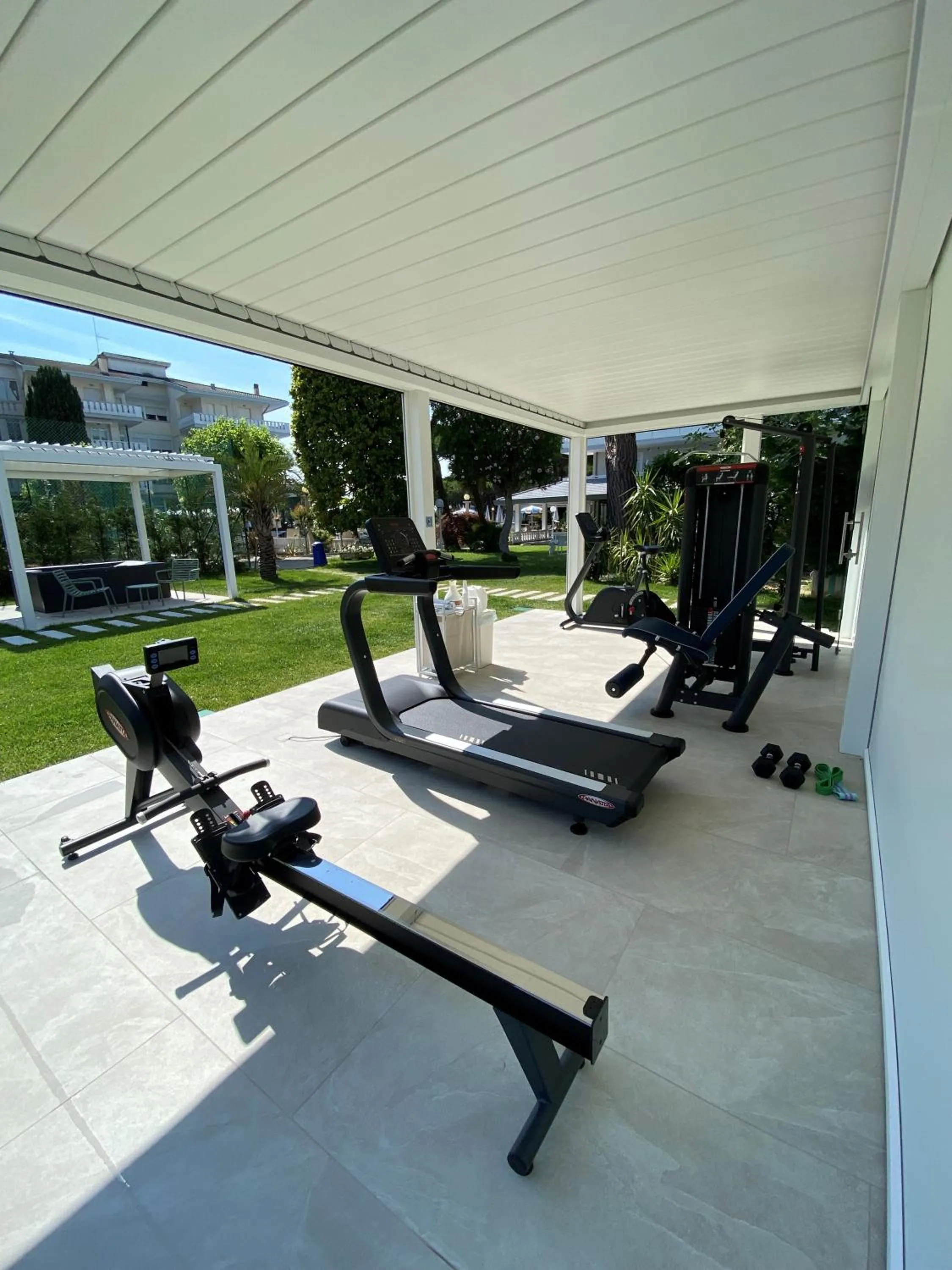 Fitness centre/facilities in Hotel Al Cigno