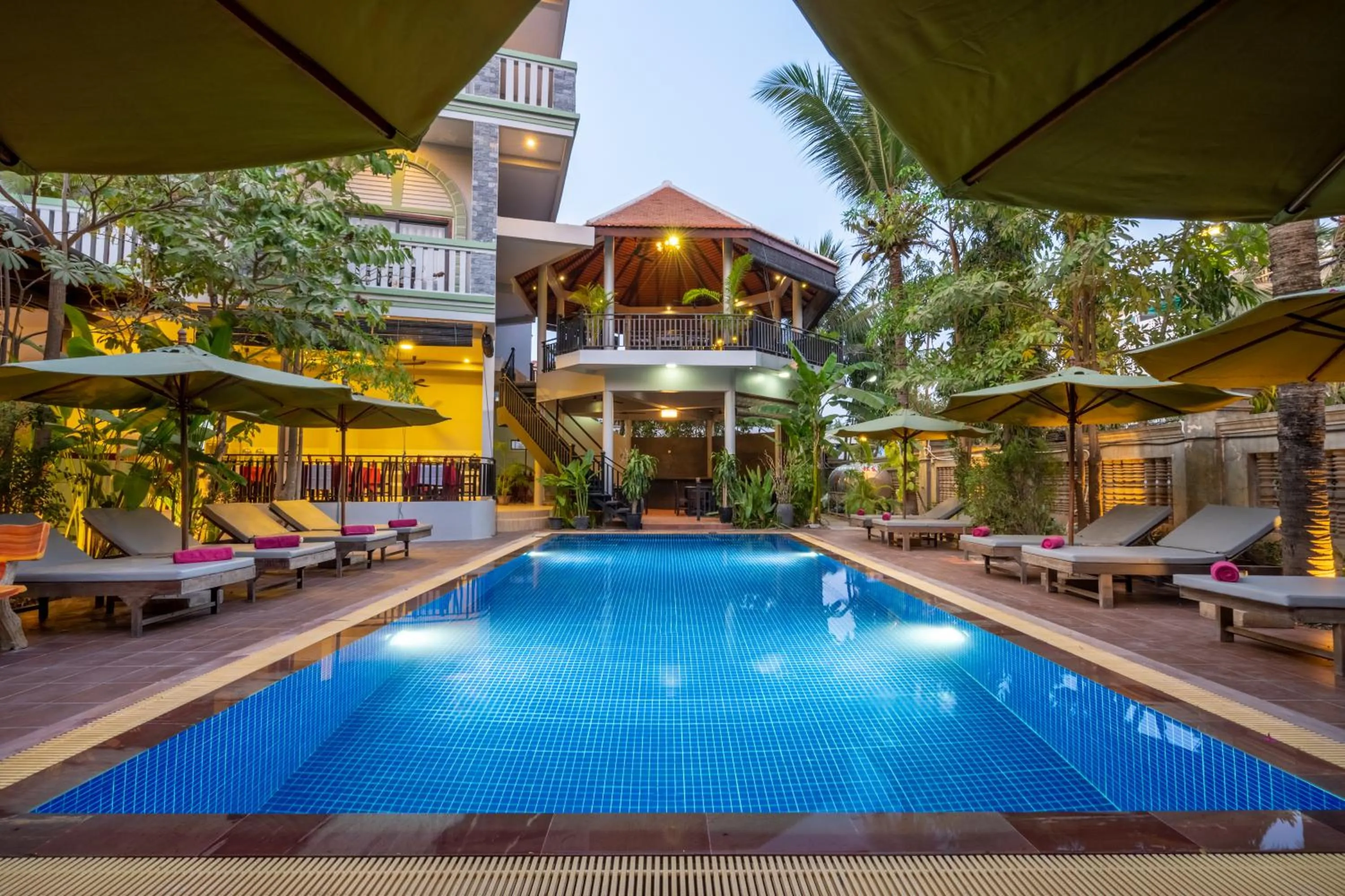 Swimming pool in Reveal Courtyard in Reveal Angkor