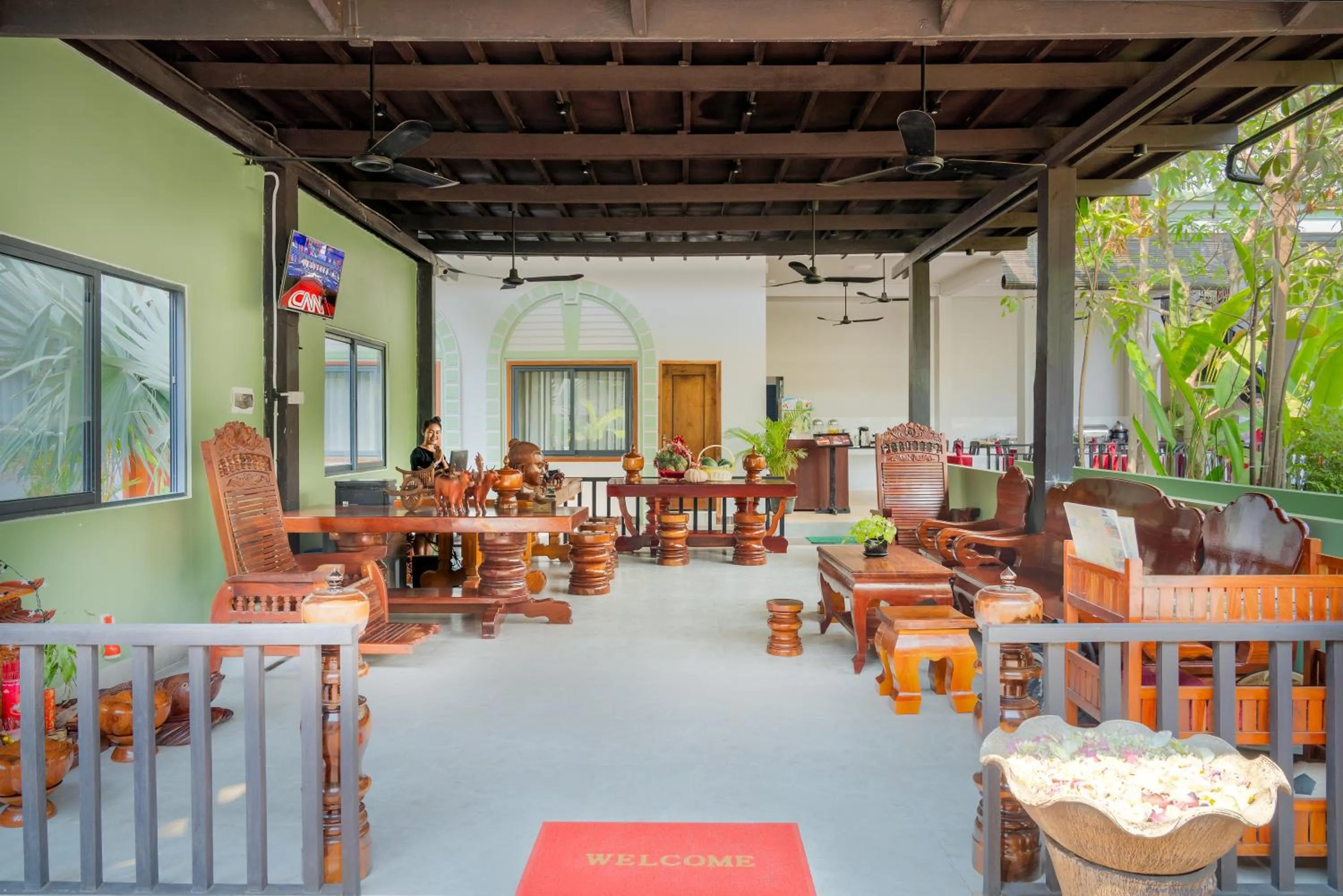 Lobby or reception in Reveal Courtyard in Reveal Angkor