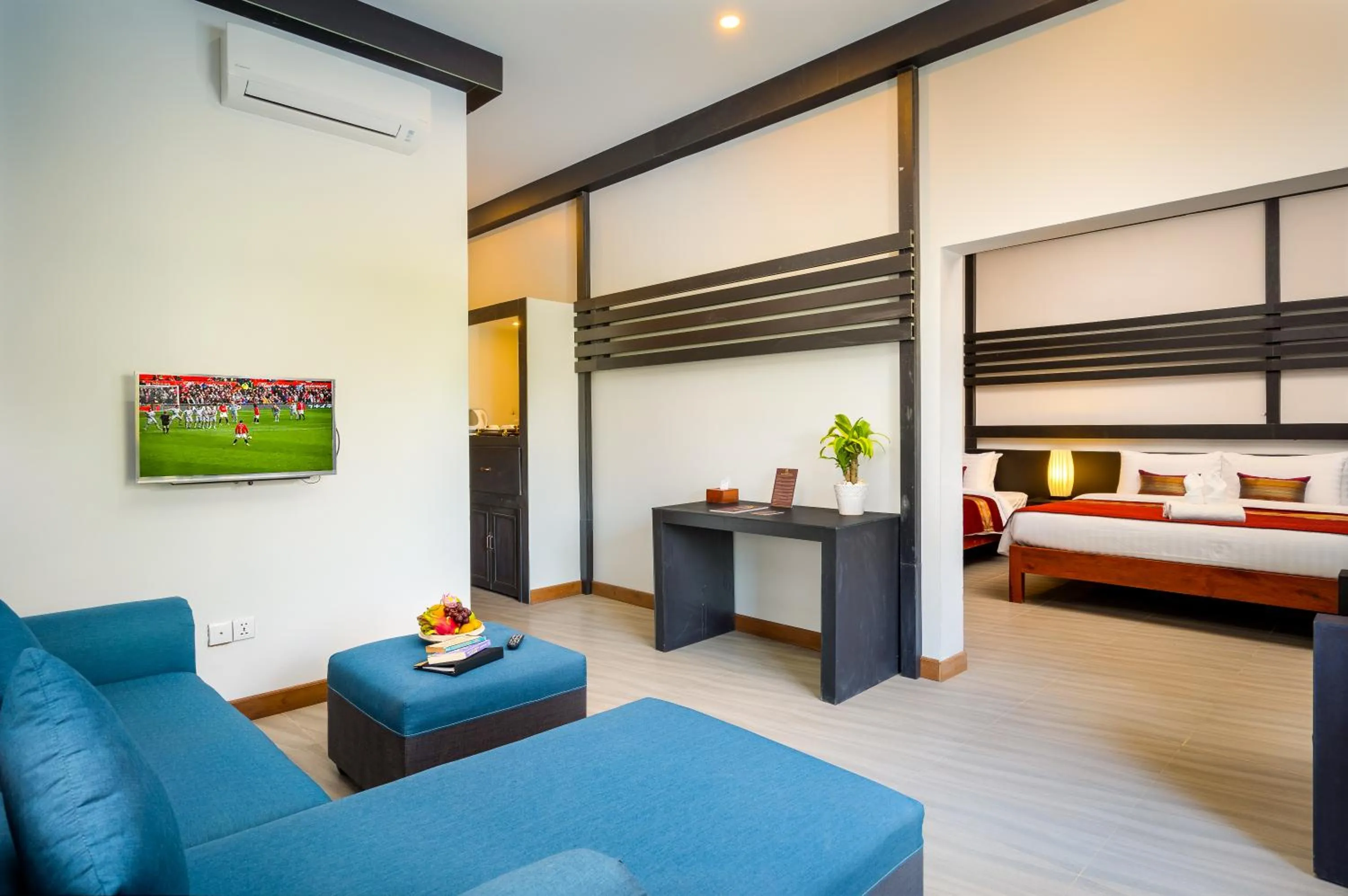 Living room, Bed in Reveal Courtyard in Reveal Angkor