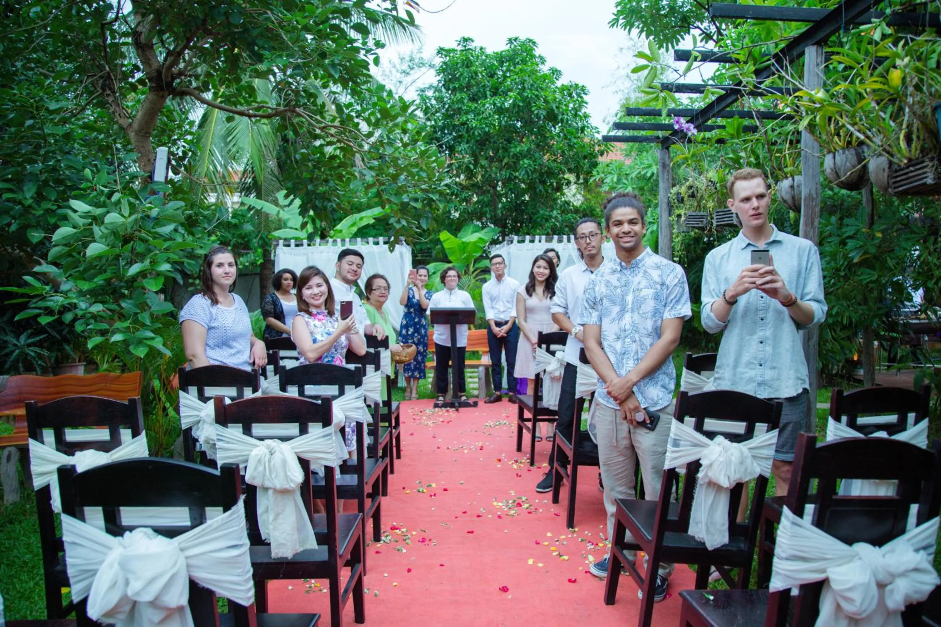 BBQ facilities in Reveal Courtyard in Reveal Angkor