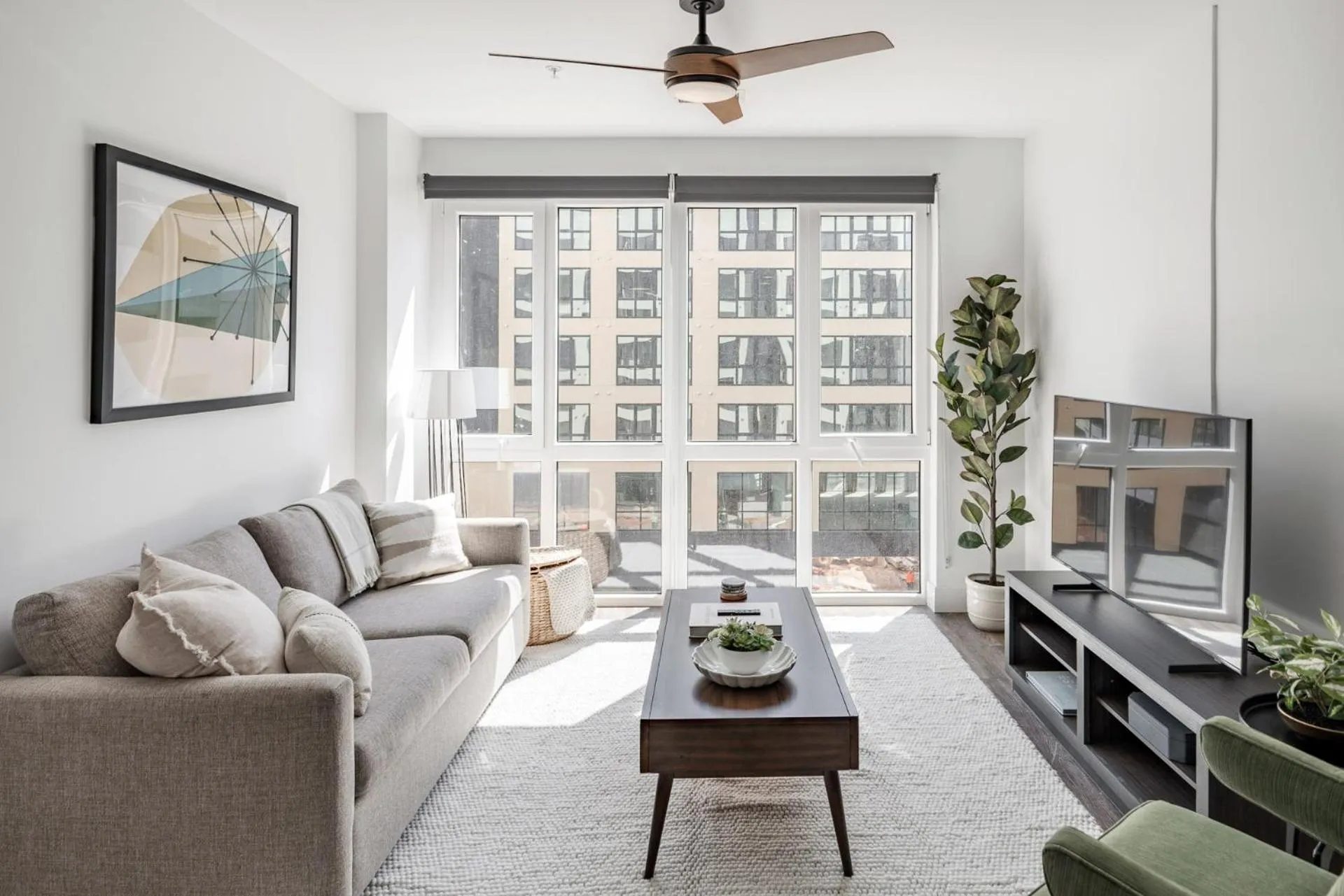 Living room in Anthem House Huntsville MidCity, powered by Placemakr