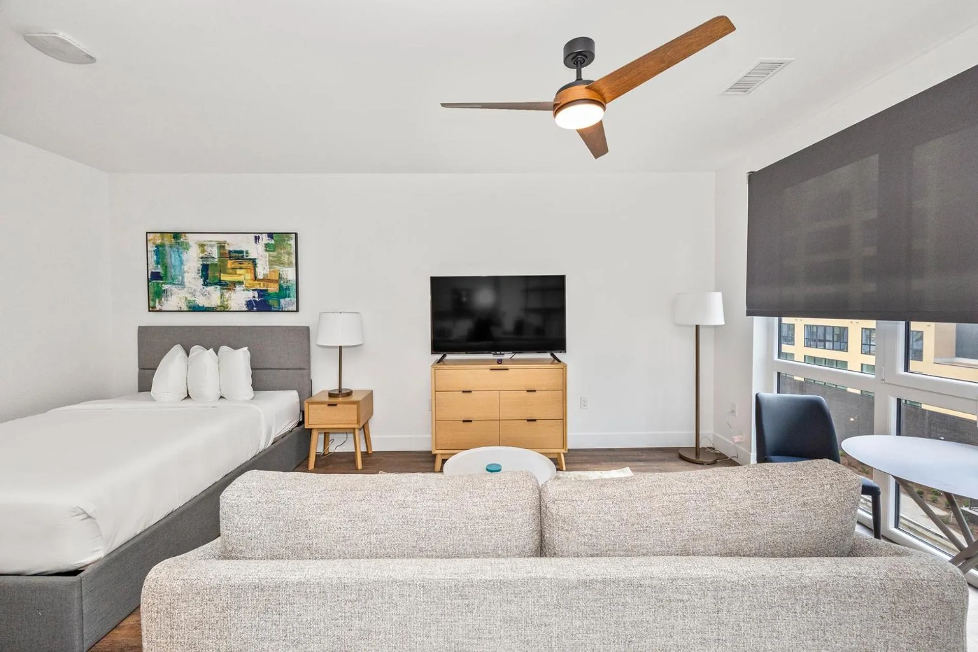 Photo of the whole room, Bed in Anthem House Huntsville MidCity, powered by Placemakr