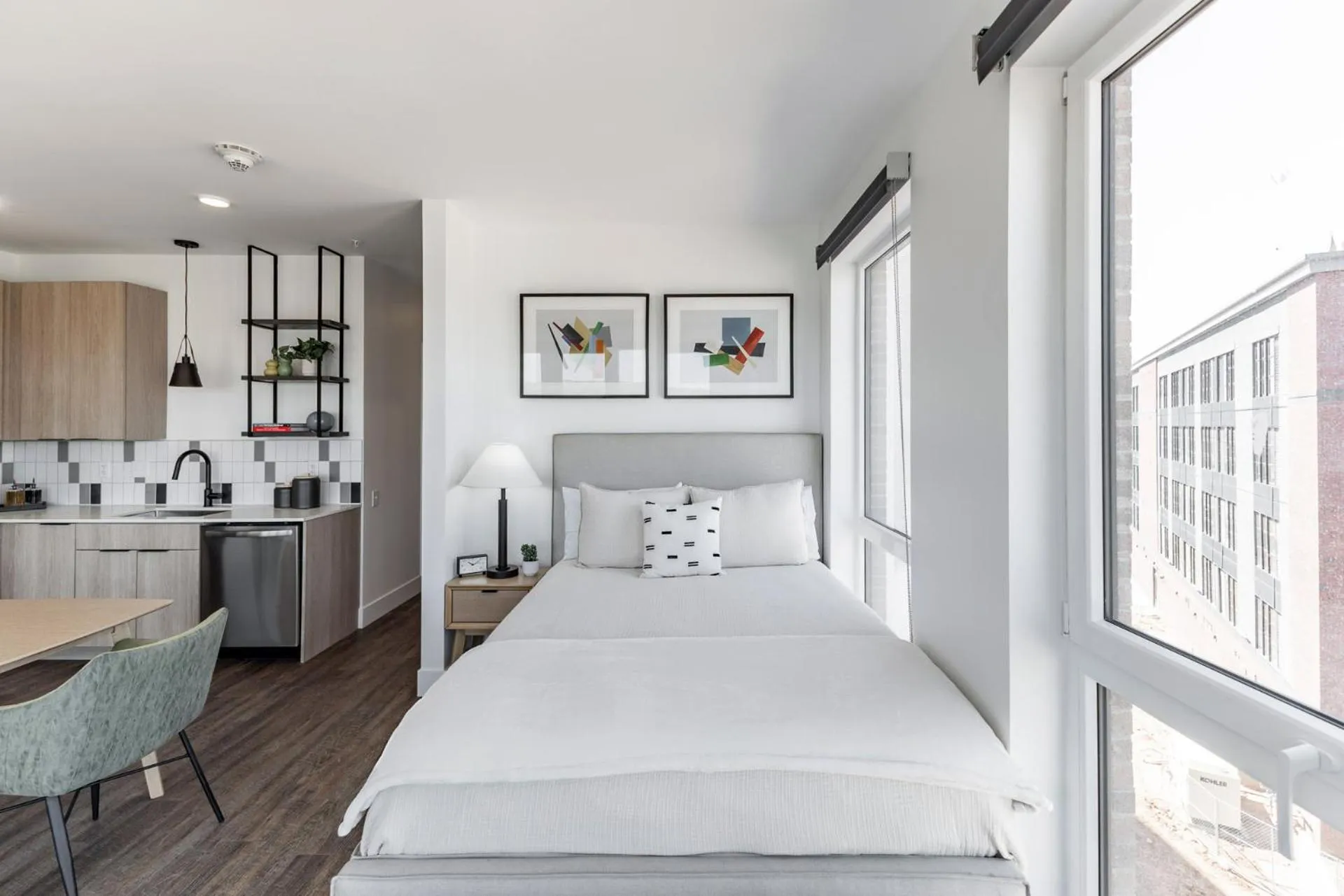 Bed in Anthem House Huntsville MidCity, powered by Placemakr