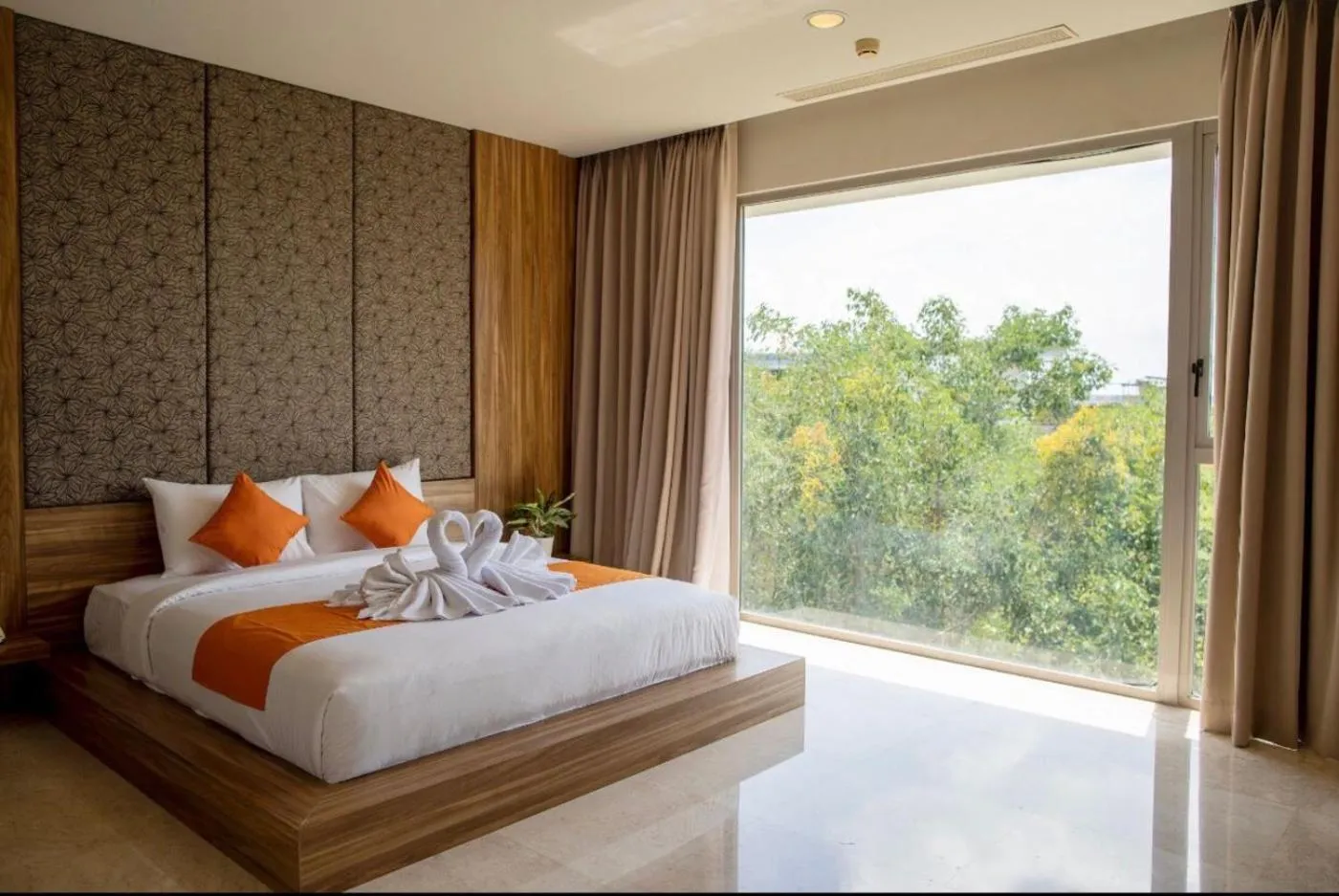 Bedroom, Bed in Luxury Apartment at AYANA Residences