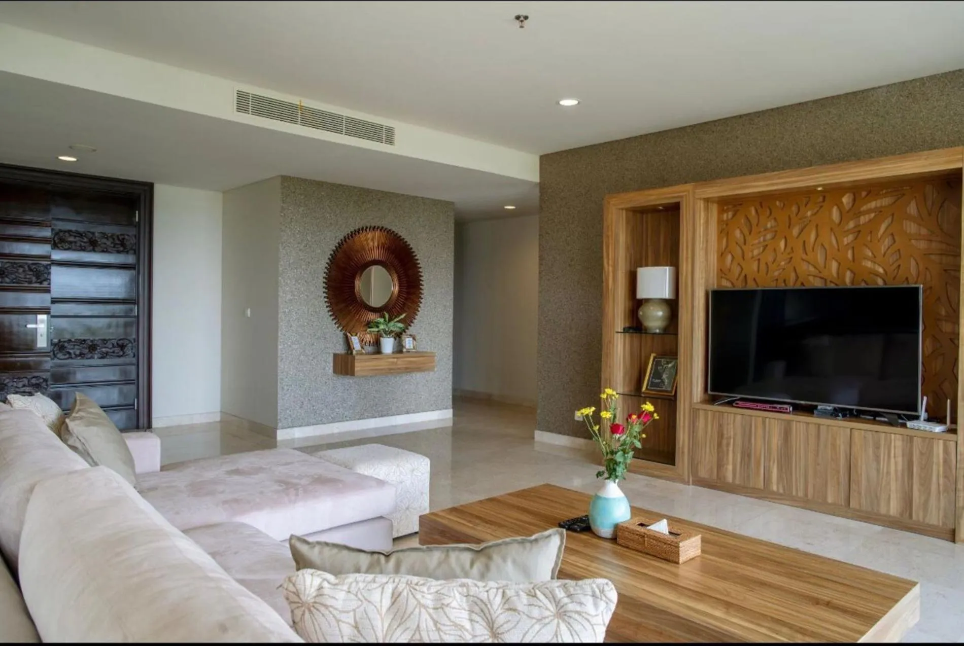 Living room in Luxury Apartment at AYANA Residences