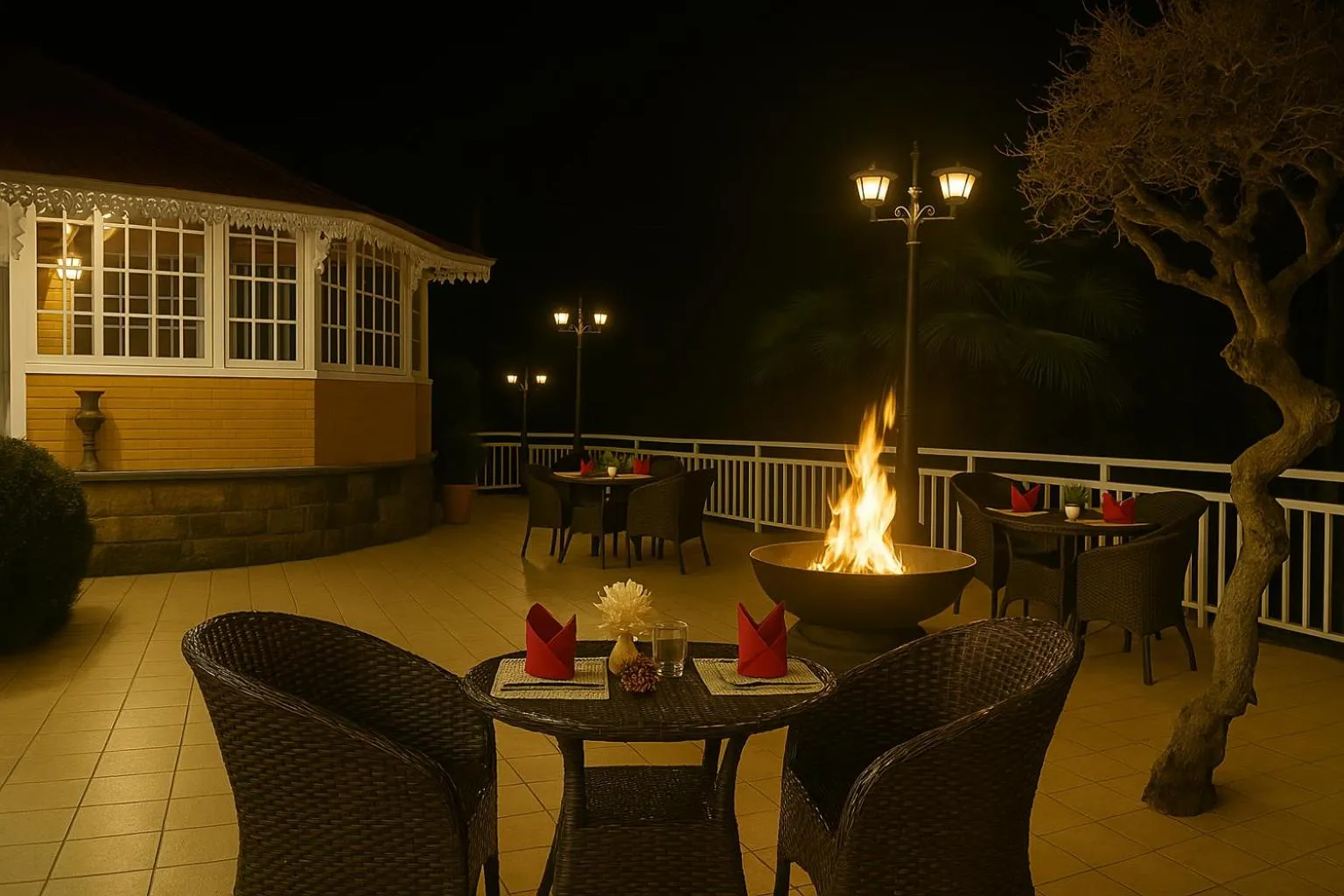 Patio in Summit Swiss Heritage Resort & Spa