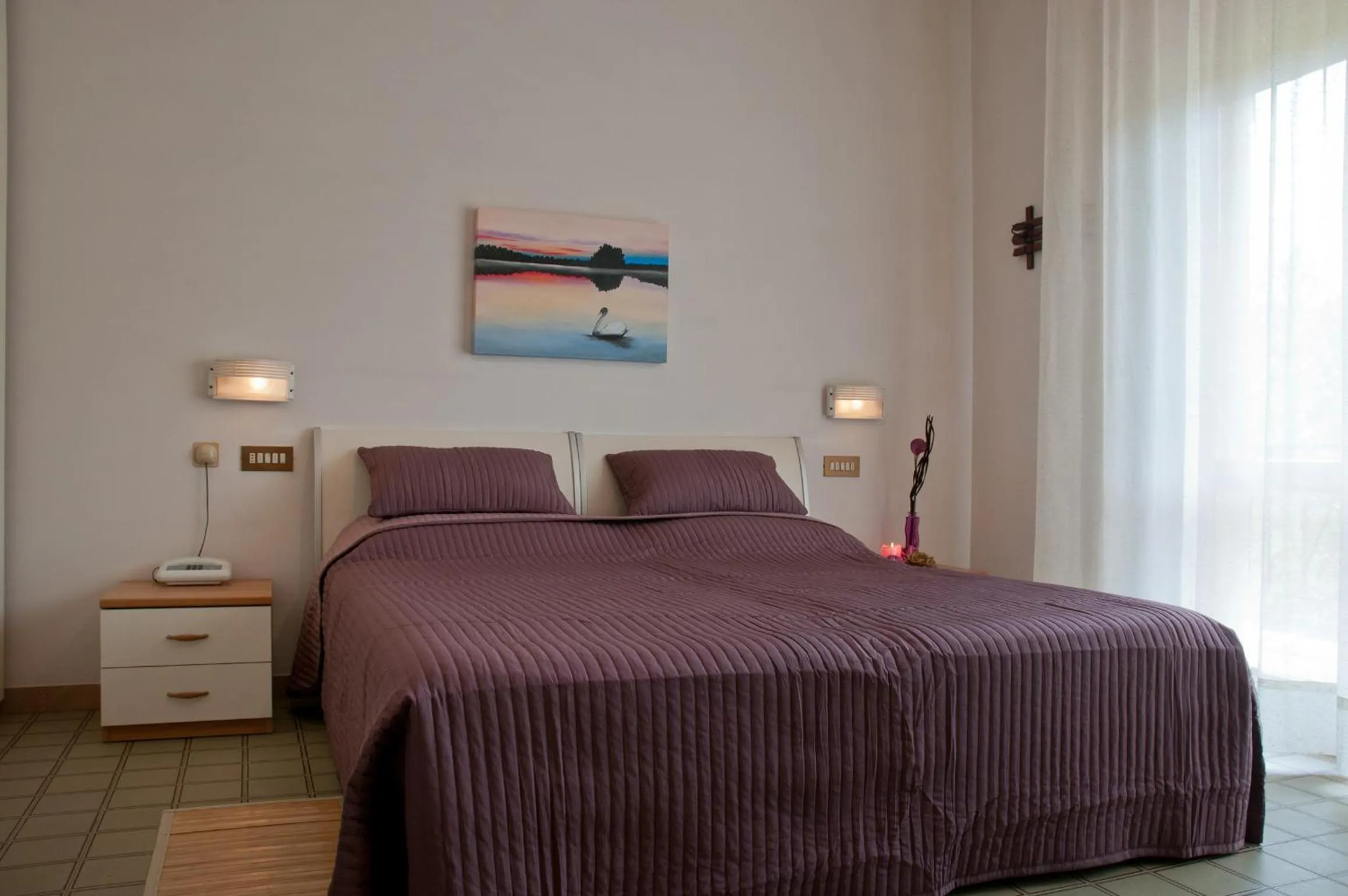 Bedroom, Bed in Albergo La Rosetta