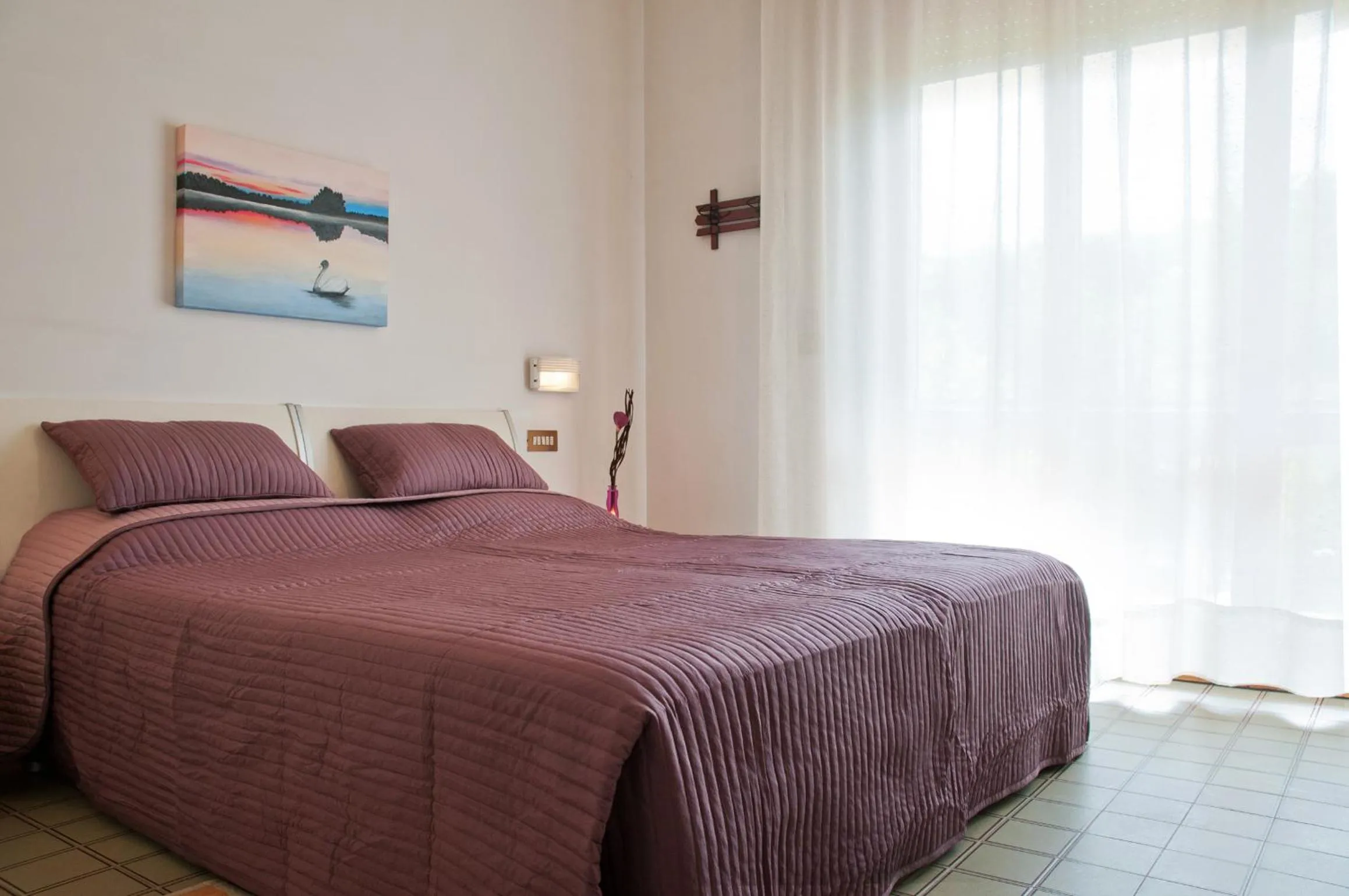 Bedroom, Bed in Albergo La Rosetta