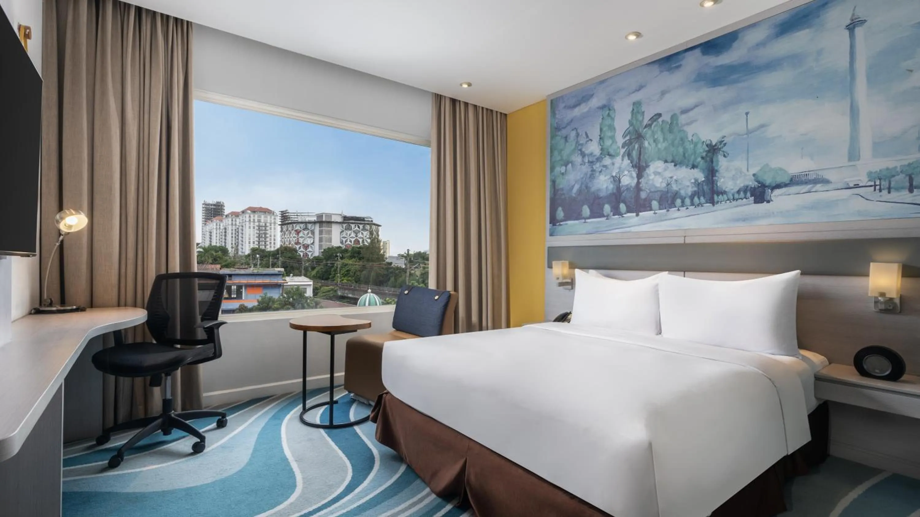 Property building, Bed in Mercure Jakarta Cikini