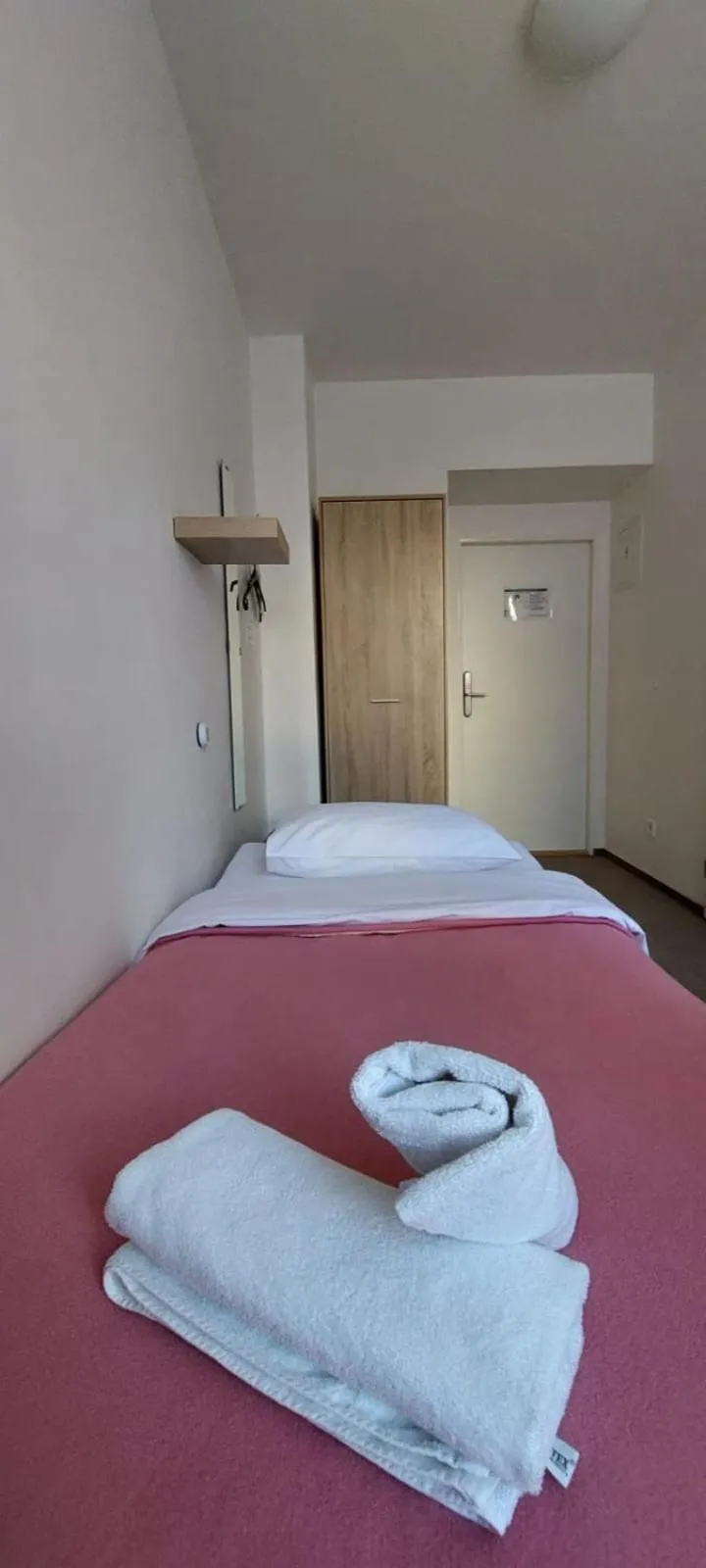 Bed in Hotel Marianeum