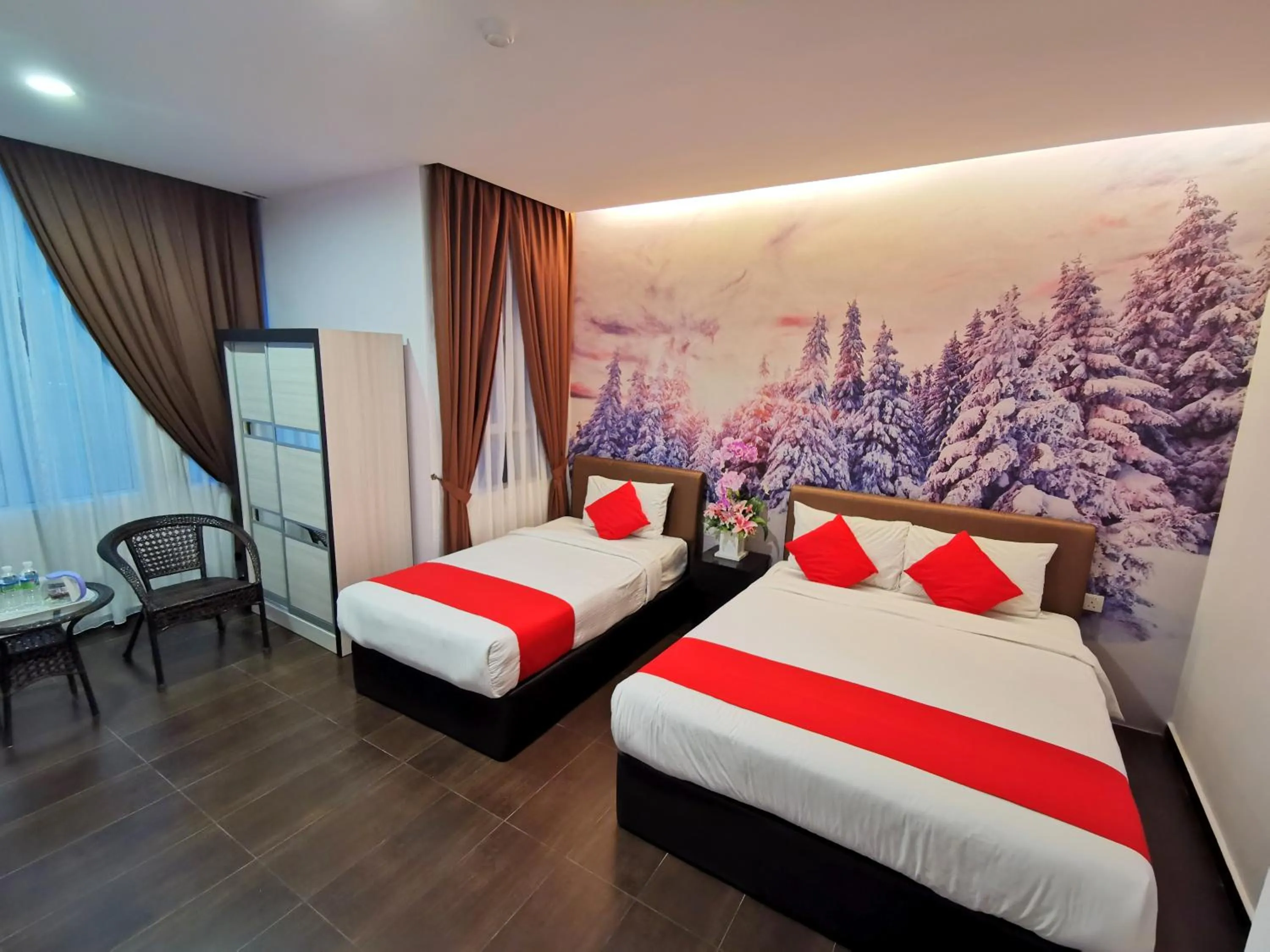 Bedroom, Bed in Palazzo Hotel Kulai