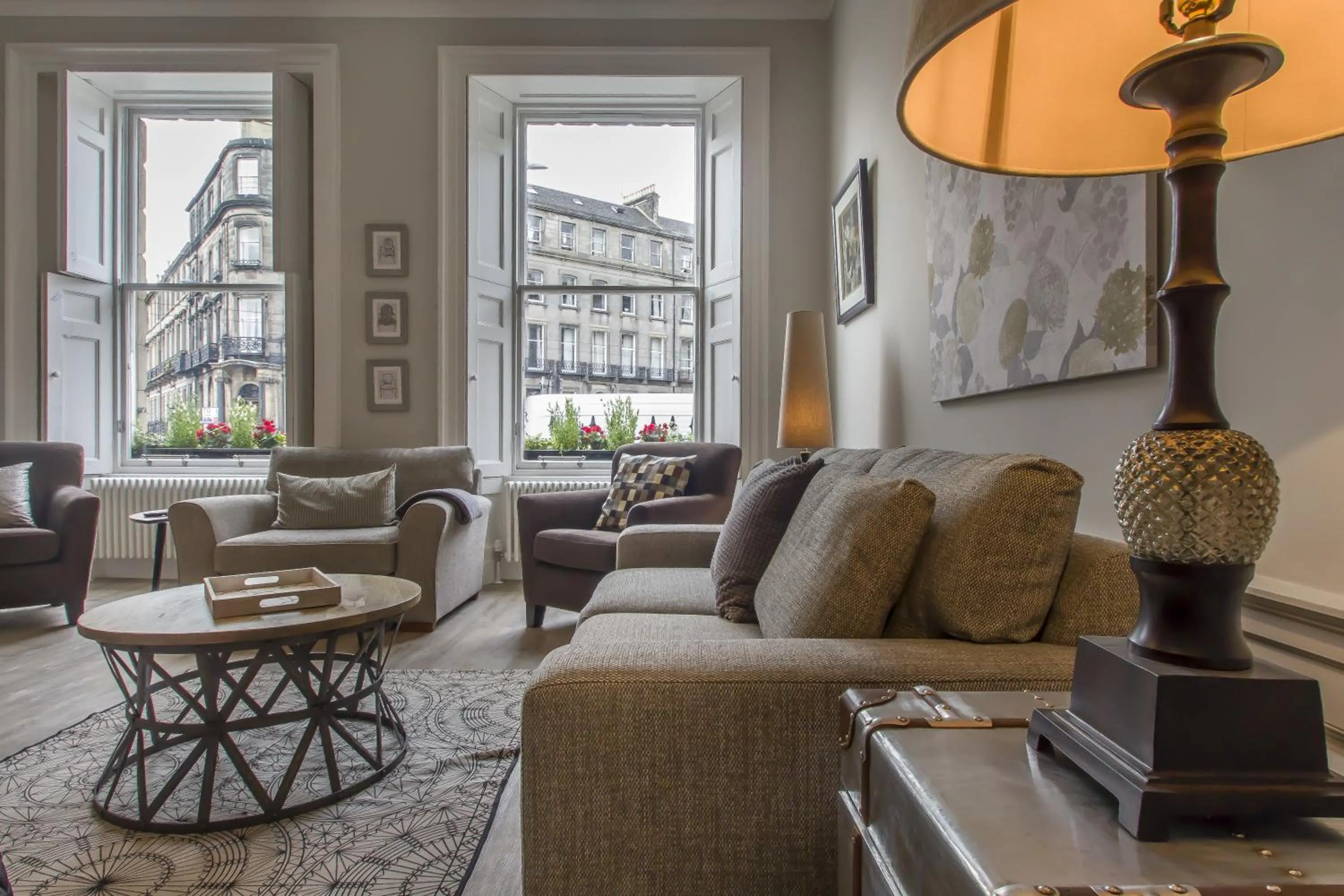 Living room in Haymarket Apartments