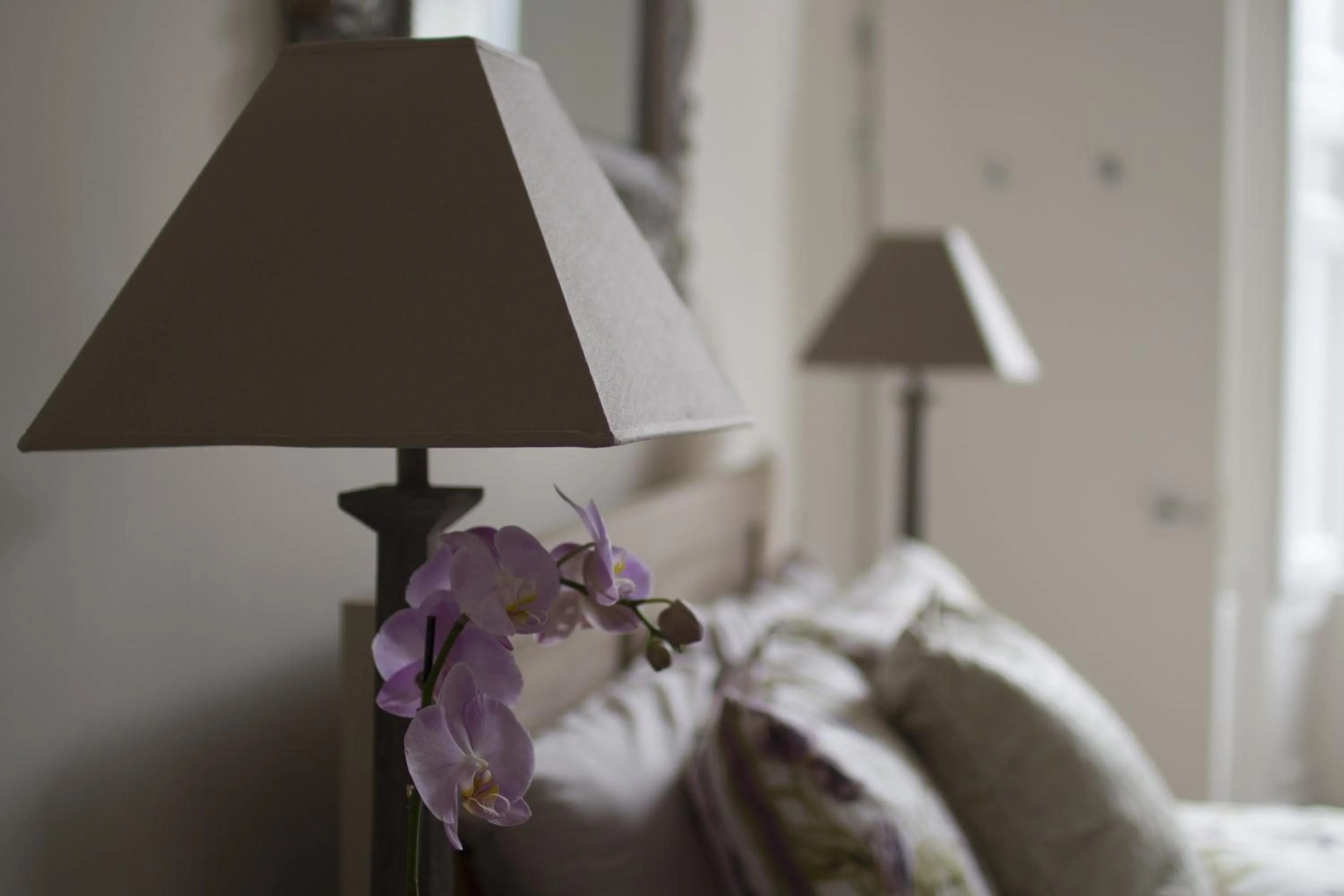 Decorative detail, Bed in Haymarket Apartments