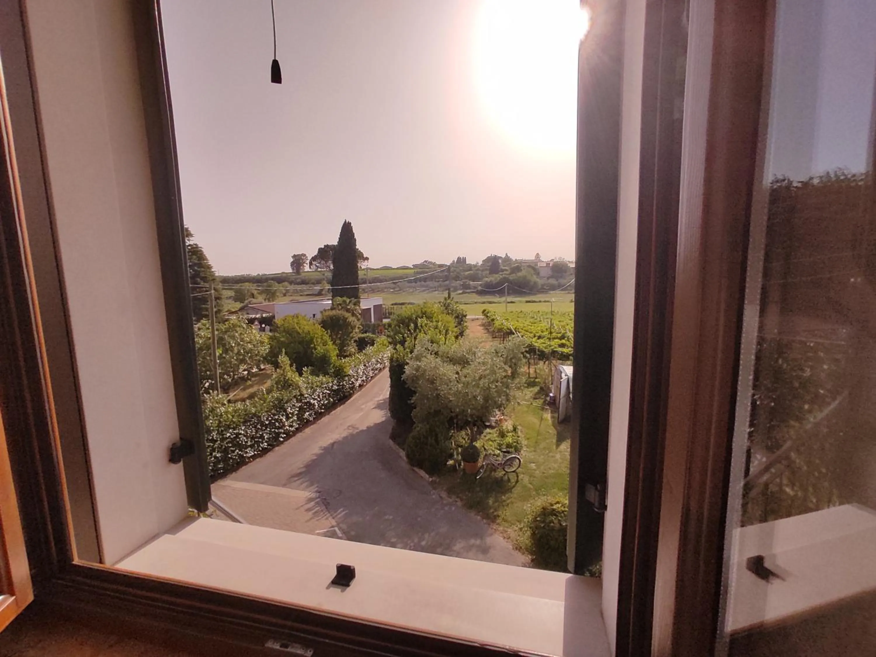 Garden view in BedBardolino