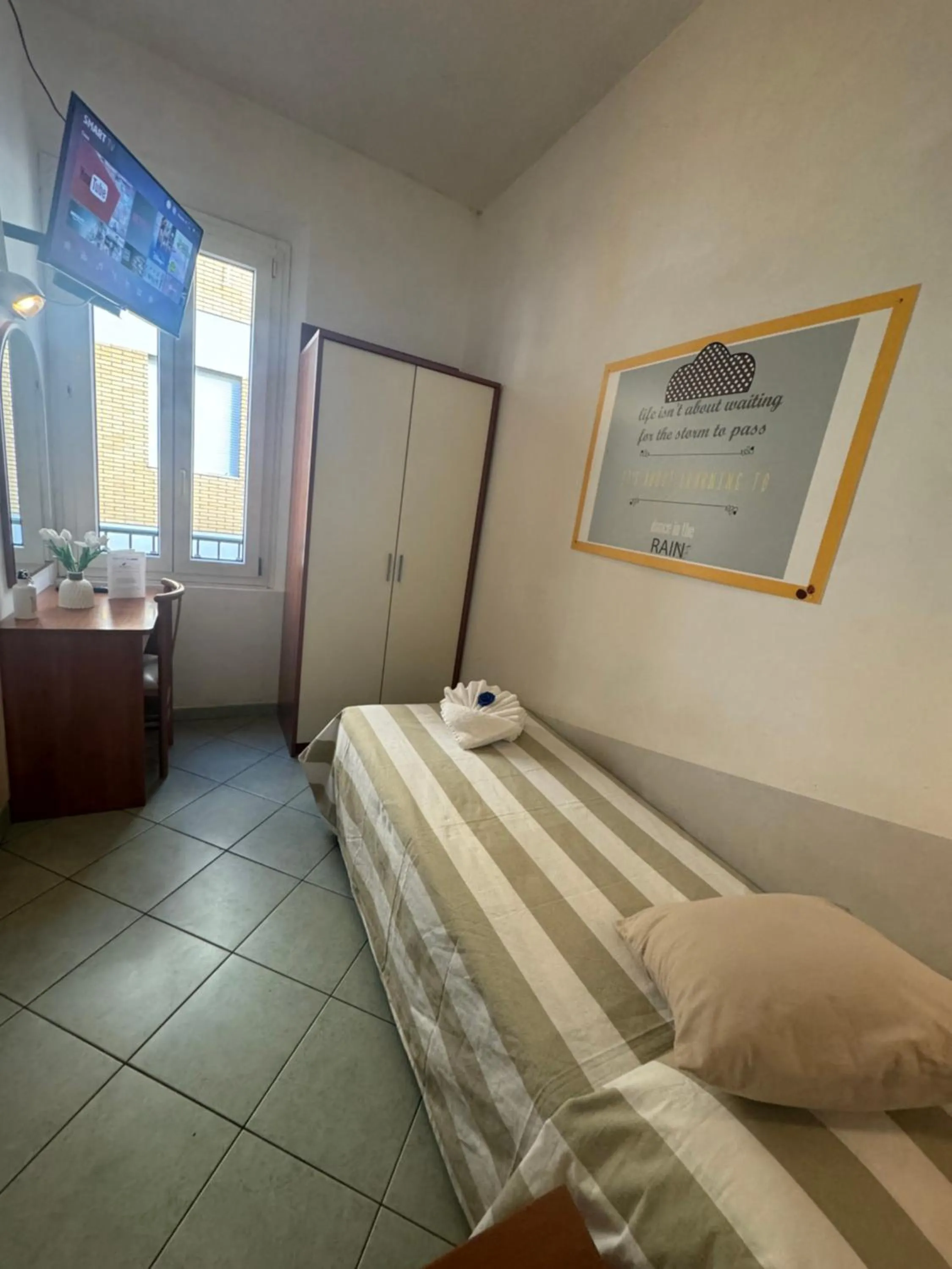 Bed in Hotel Villa Caterina