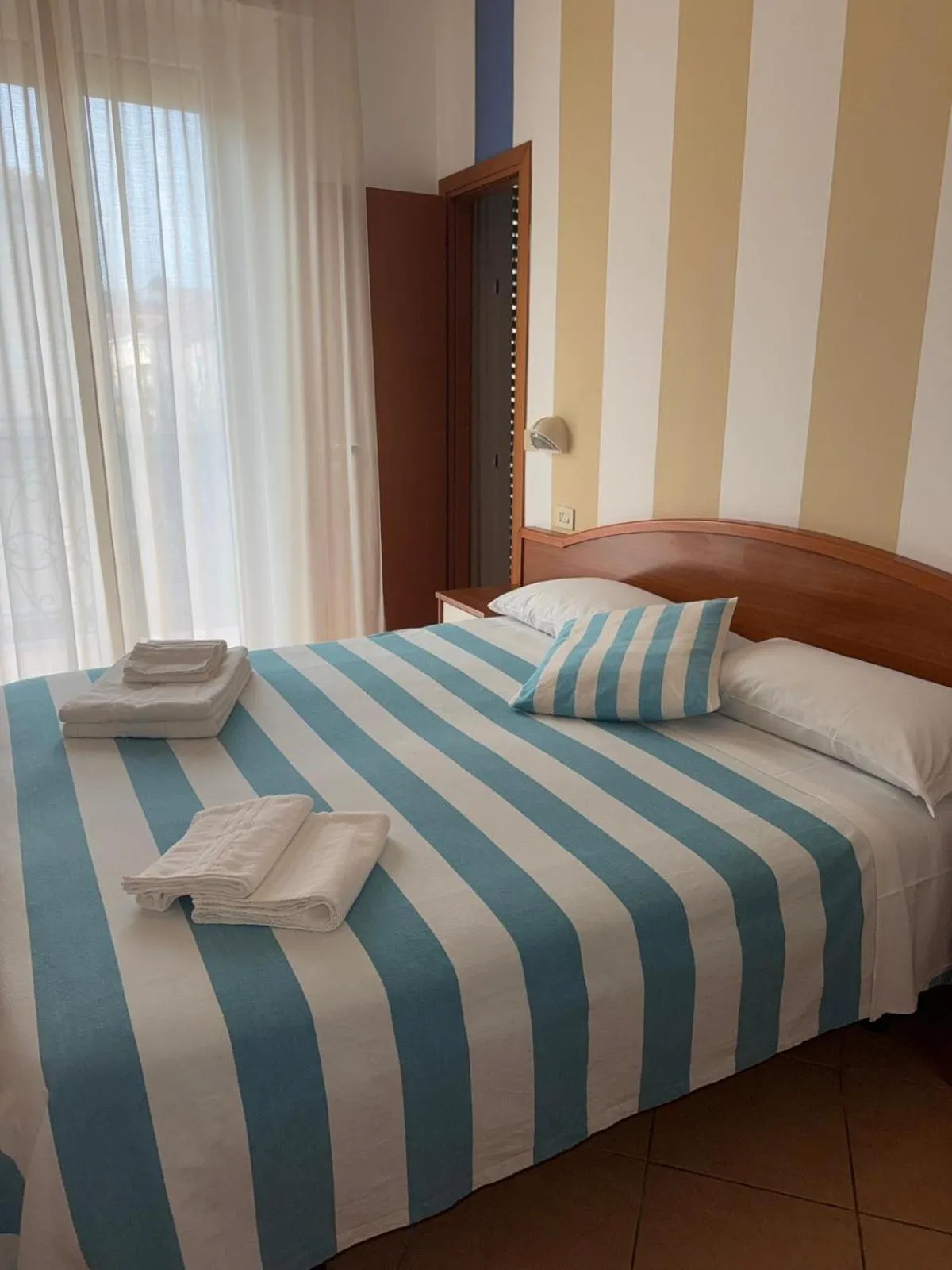 Bed in Hotel Villa Caterina