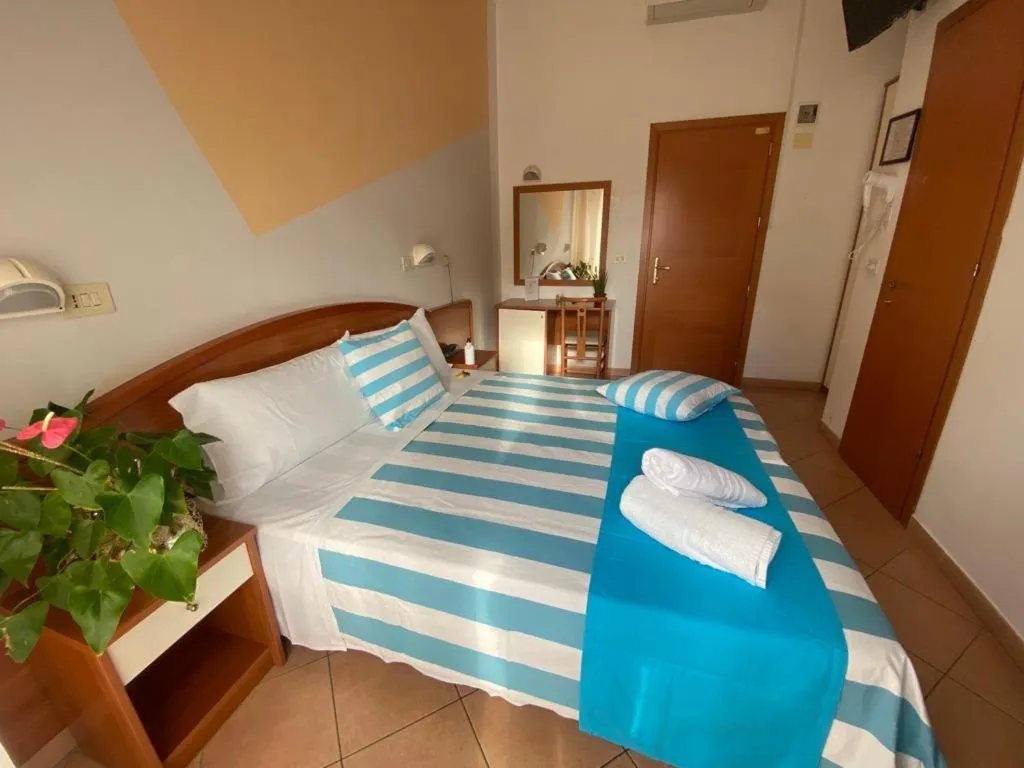 Bed in Hotel Villa Caterina