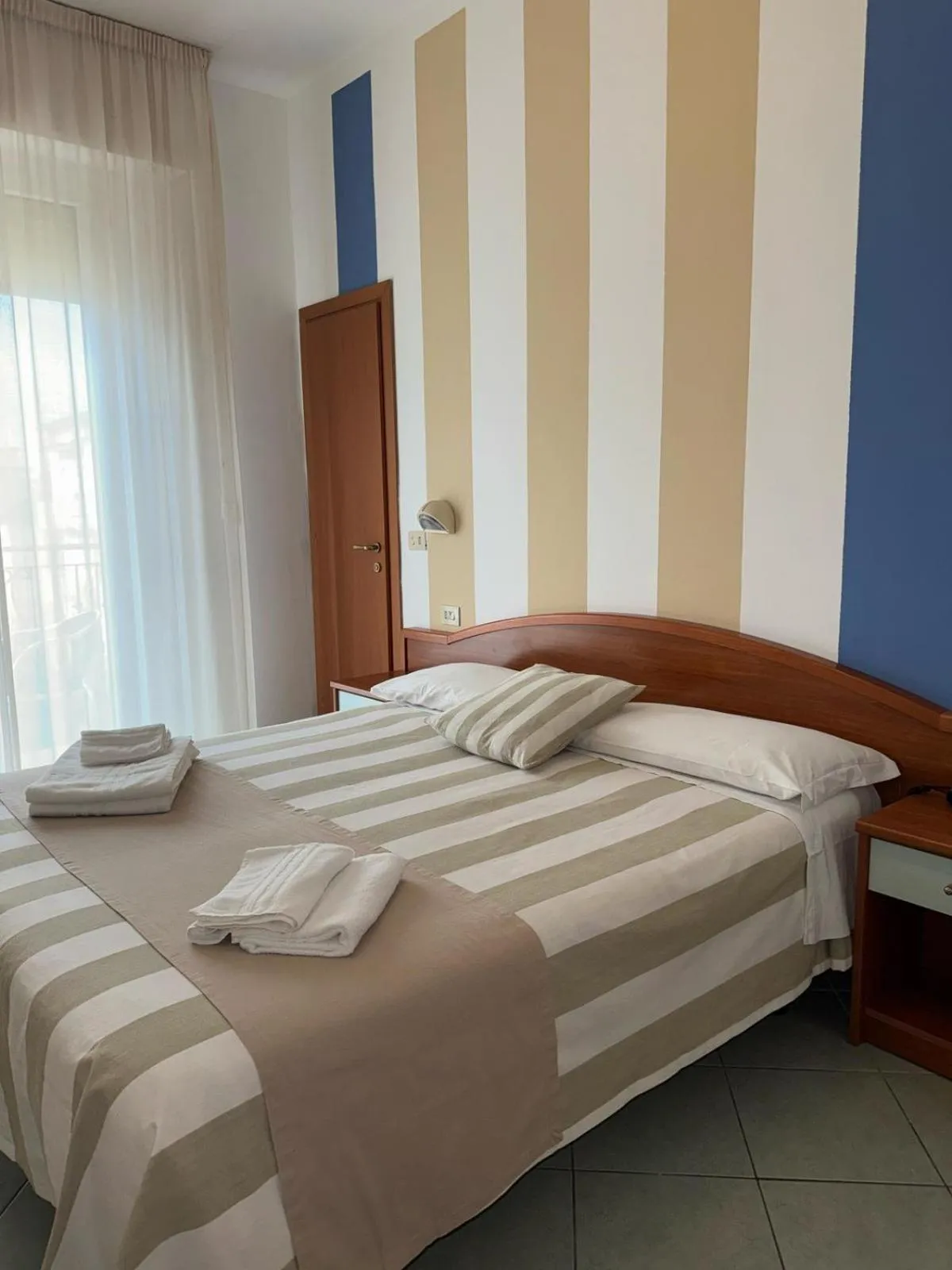 Bed in Hotel Villa Caterina