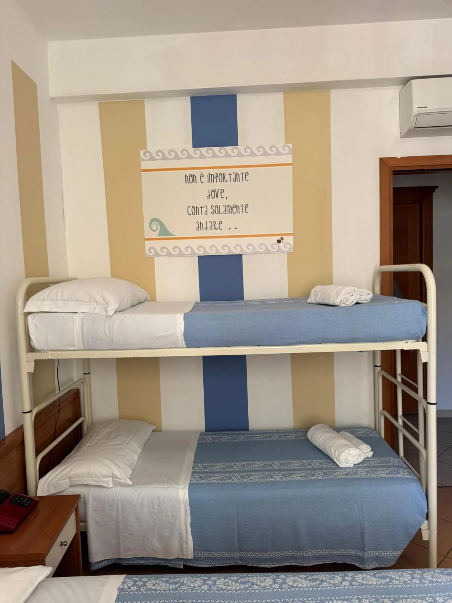 Bed in Hotel Villa Caterina