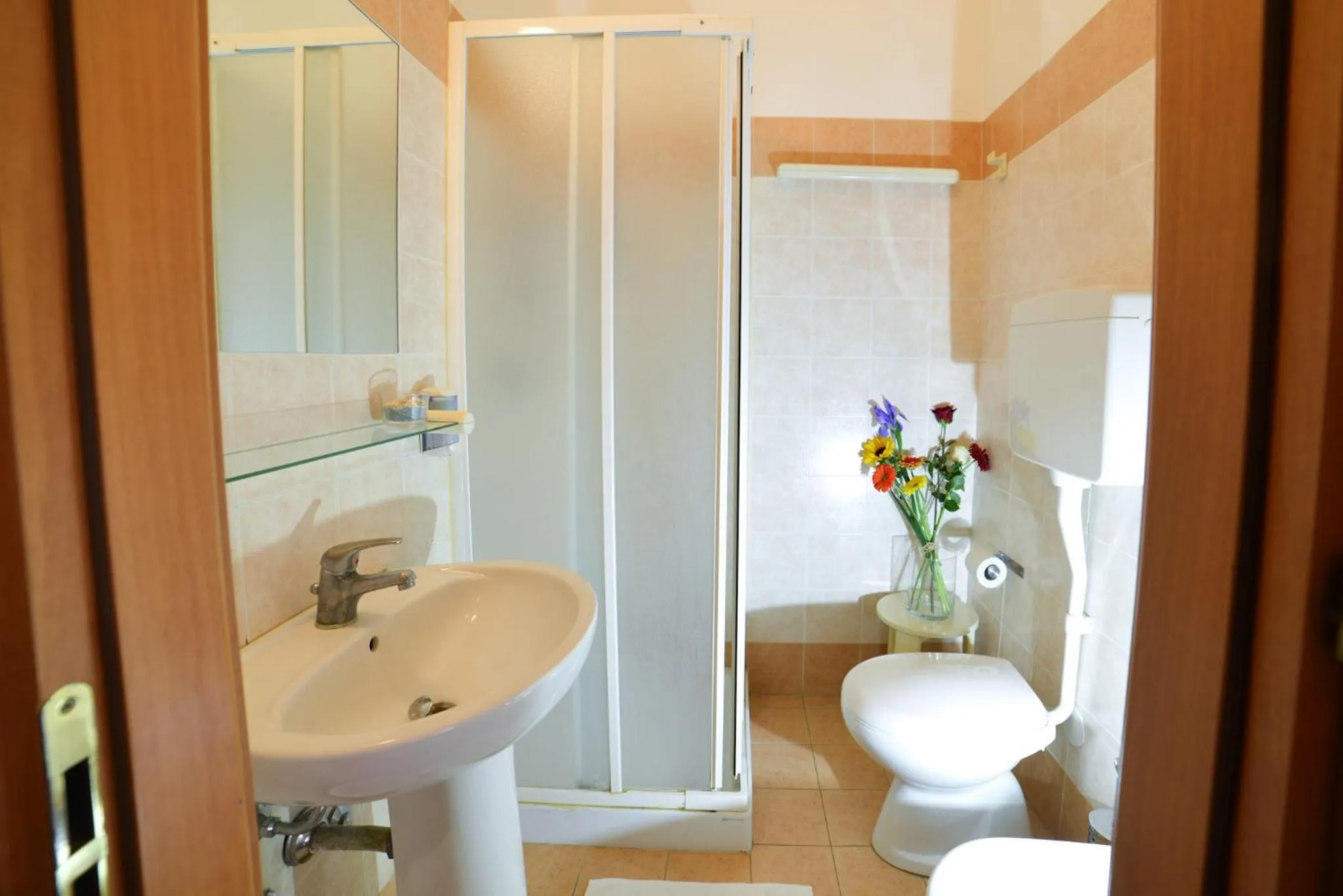 Shower in Hotel Villa Caterina