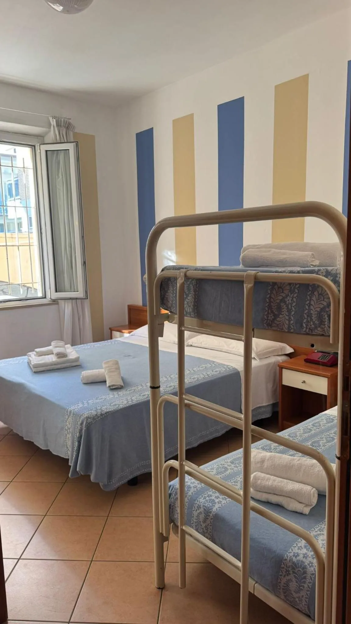 Bed in Hotel Villa Caterina