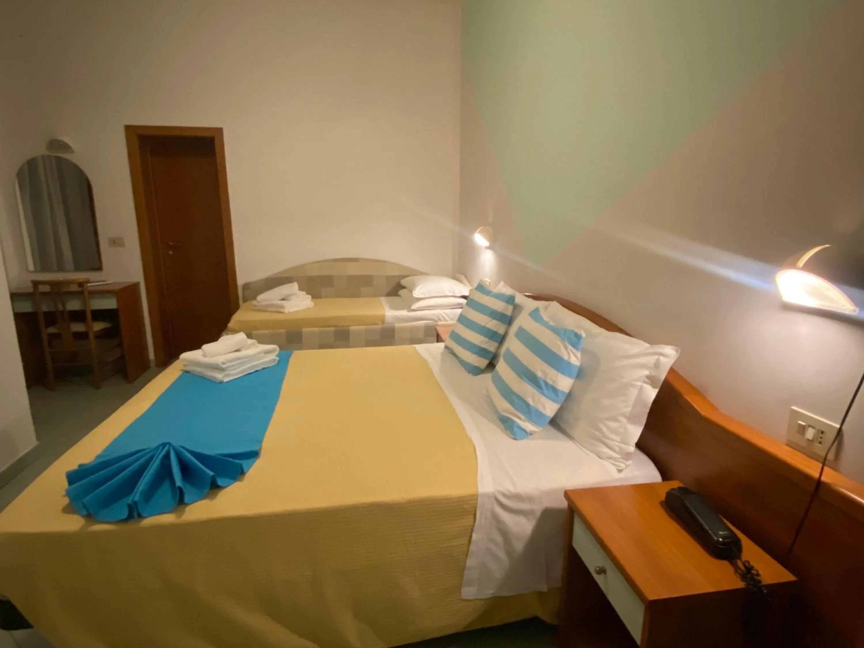 Bed in Hotel Villa Caterina